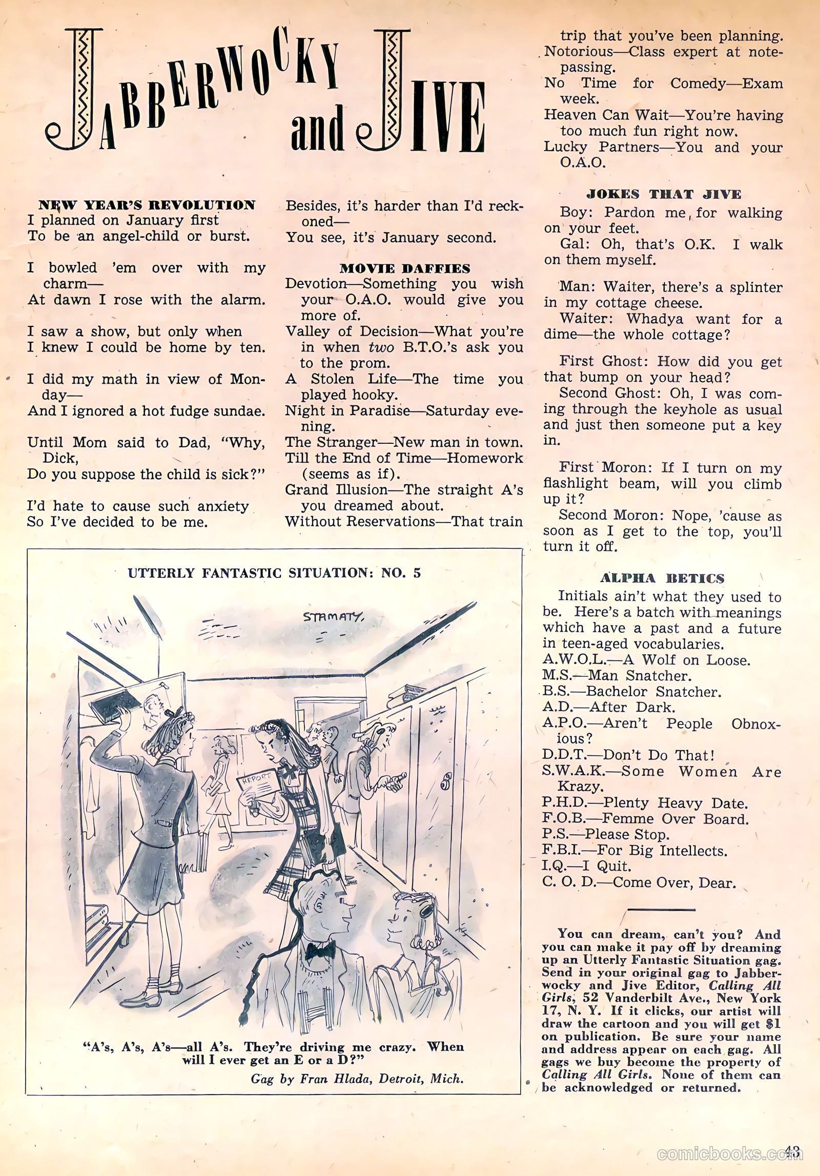 Calling All Girls #57 (1947) — page 43 of 68