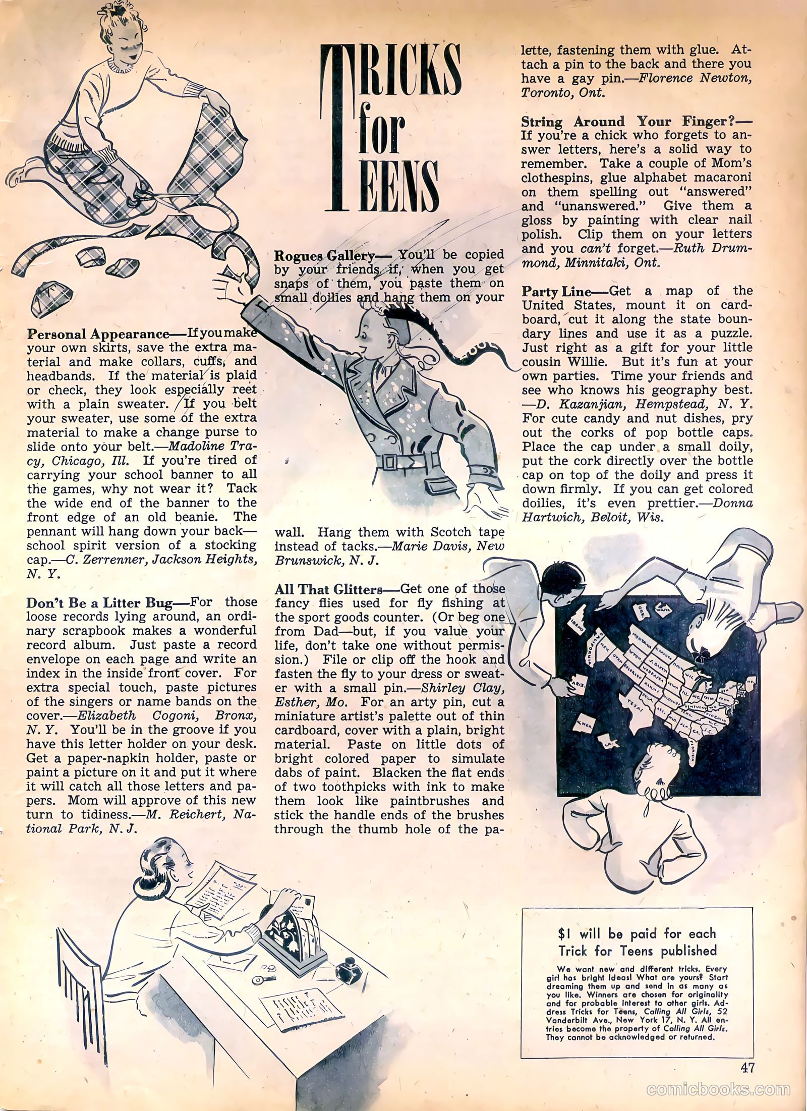 Calling All Girls #57 (1947) — page 47 of 68