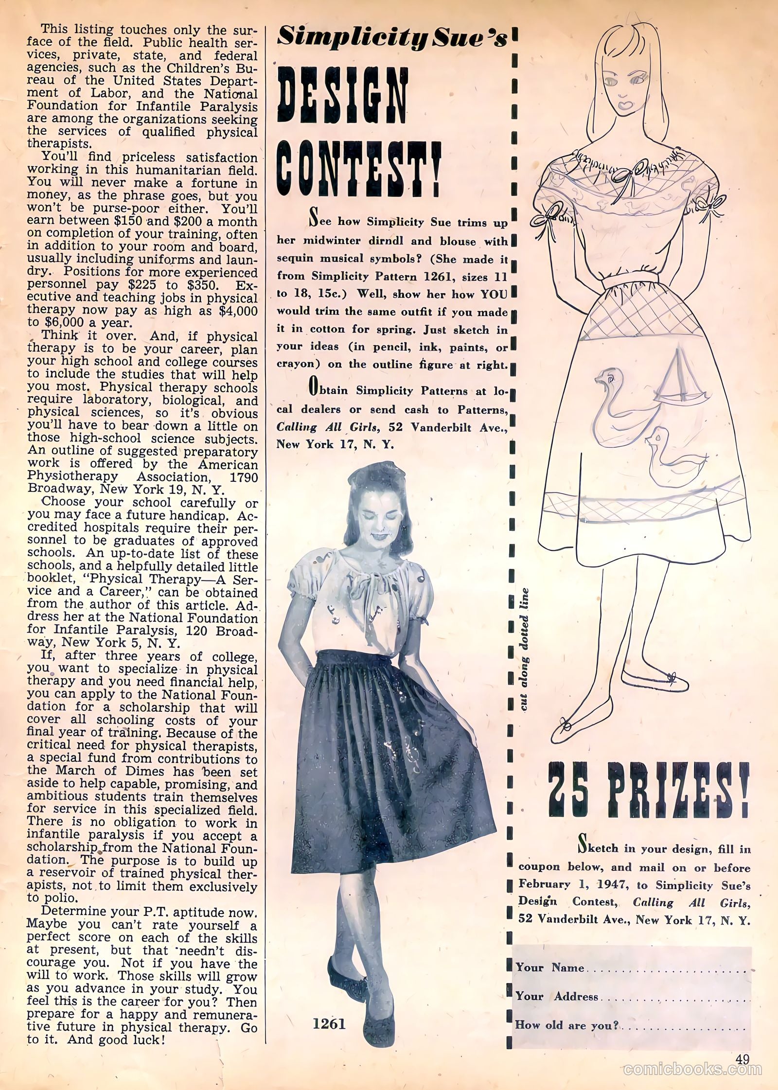 Calling All Girls #57 (1947) — page 49 of 68