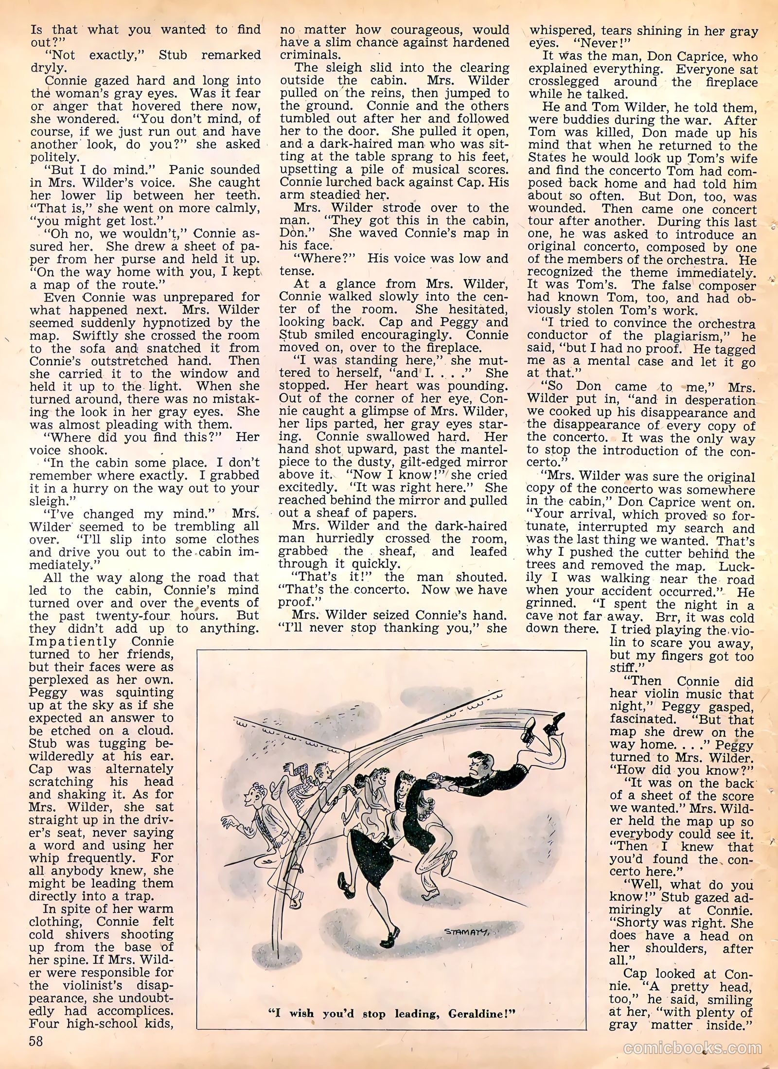 Calling All Girls #57 (1947) — page 58 of 68