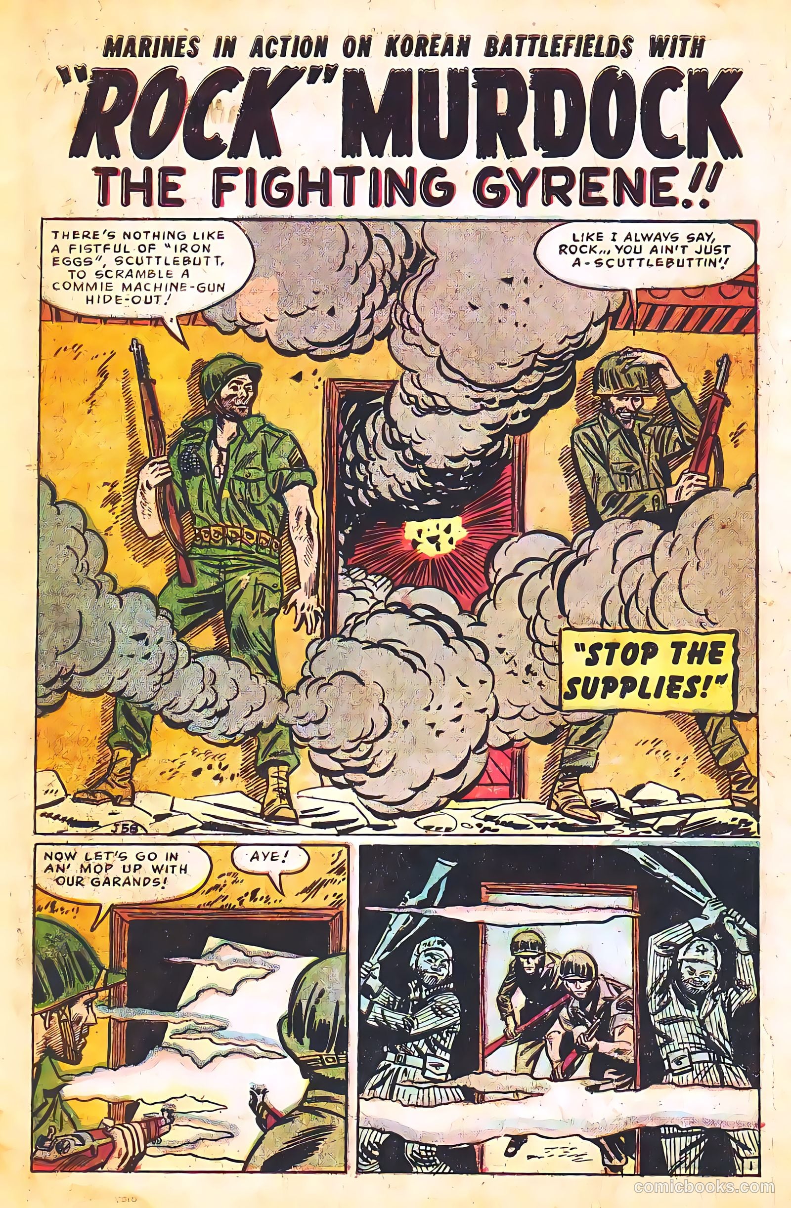 Marines in Action #2 (1956, Streamline) — page 3 of 34