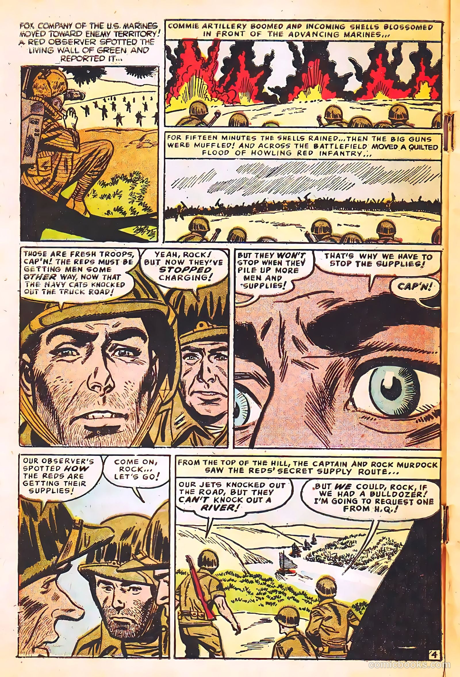 Marines in Action #2 (1956, Streamline) — page 6 of 34