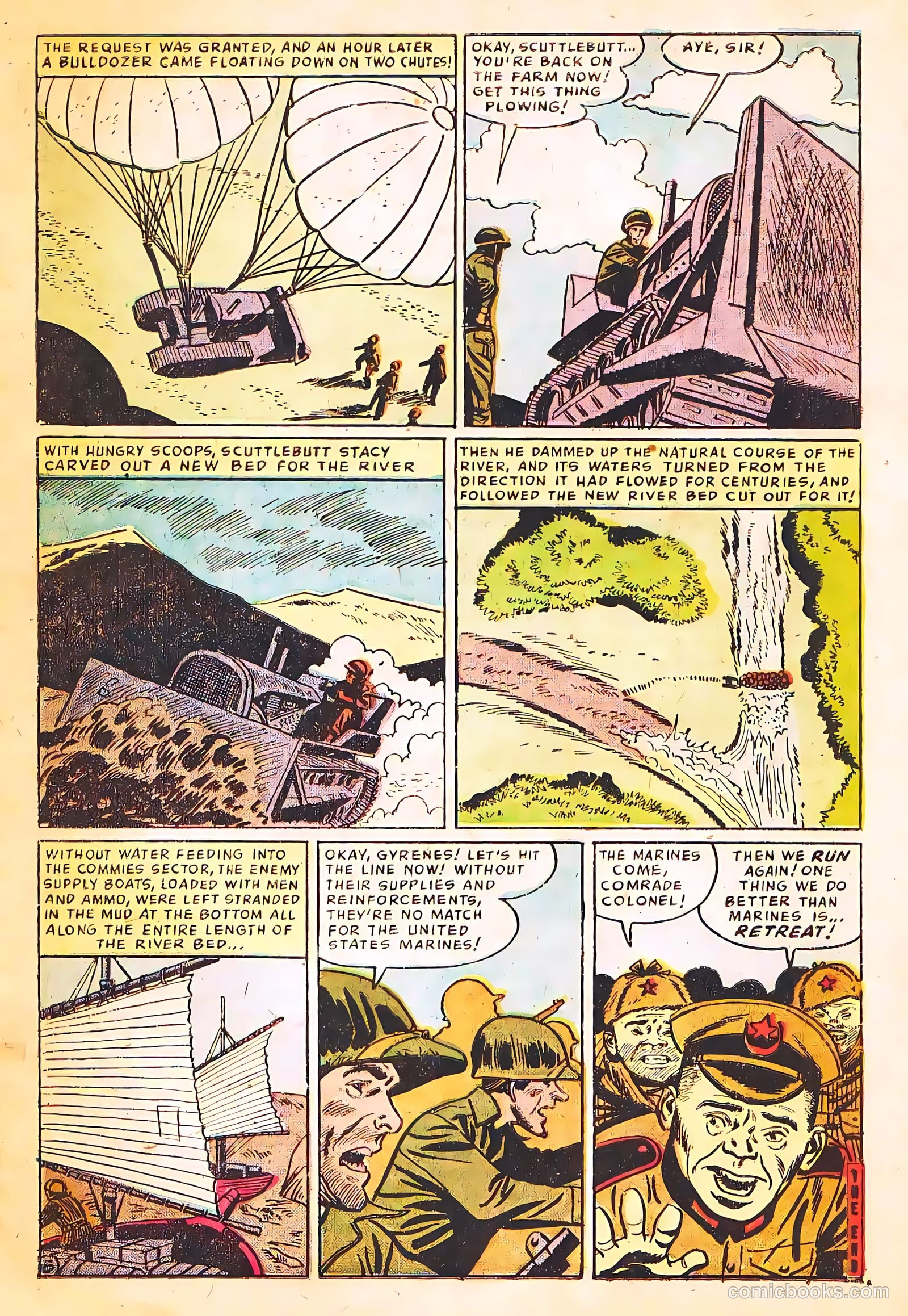 Marines in Action #2 (1956, Streamline) — page 7 of 34