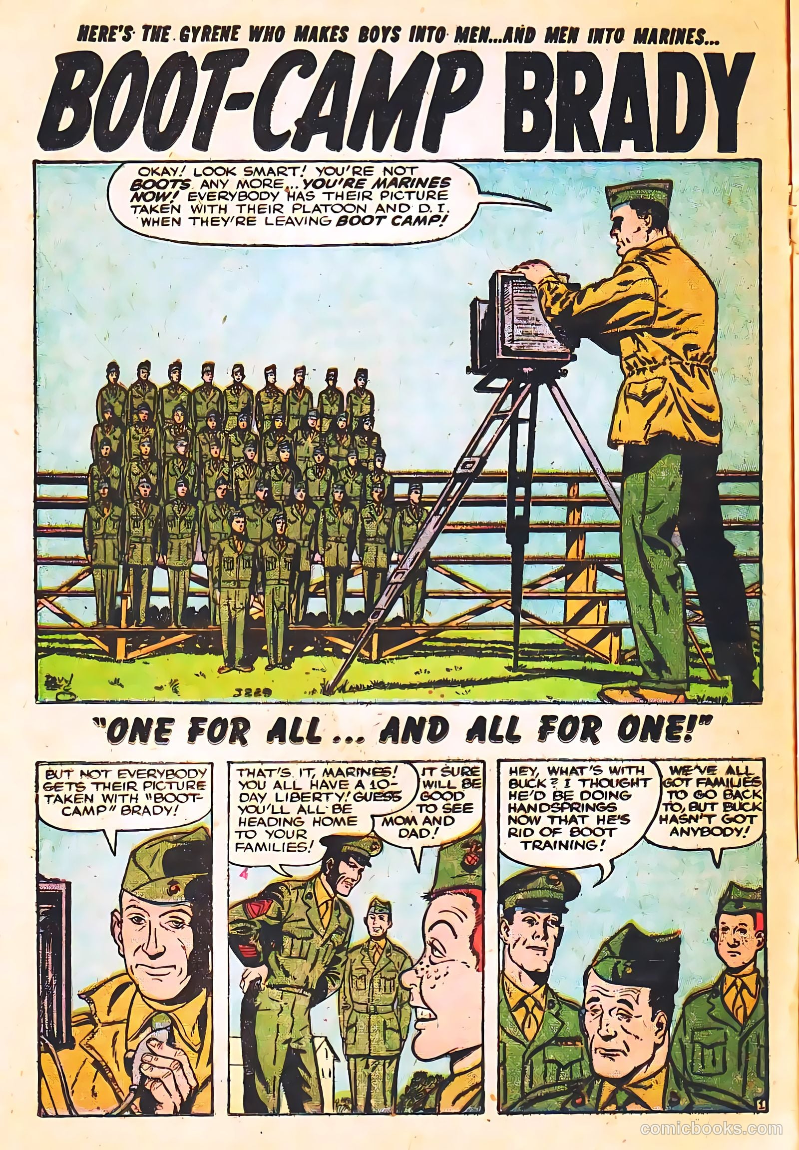 Marines in Action #2 (1956, Streamline) — page 16 of 34