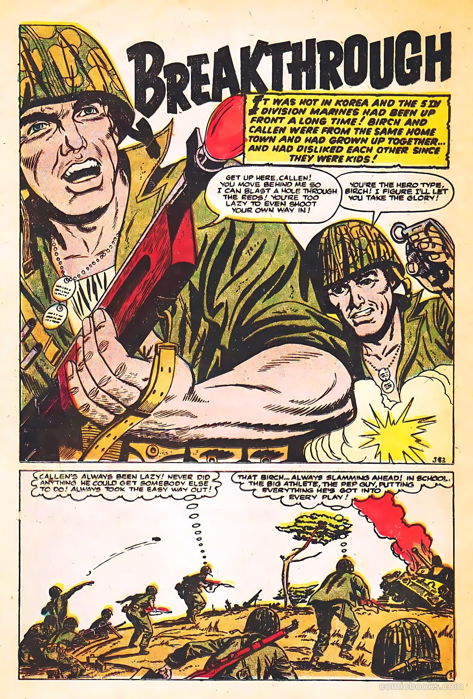 Marines in Action #2 (1956, Streamline) — page 20 of 34