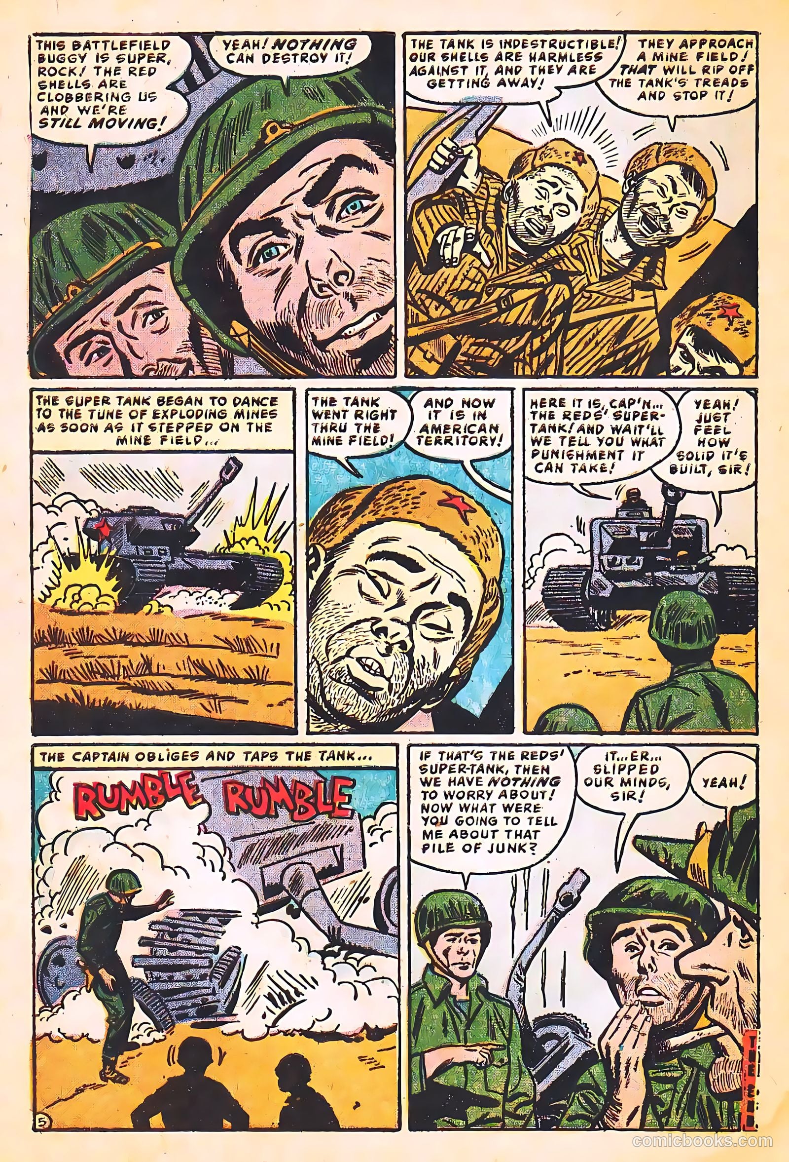 Marines in Action #2 (1956, Streamline) — page 32 of 34