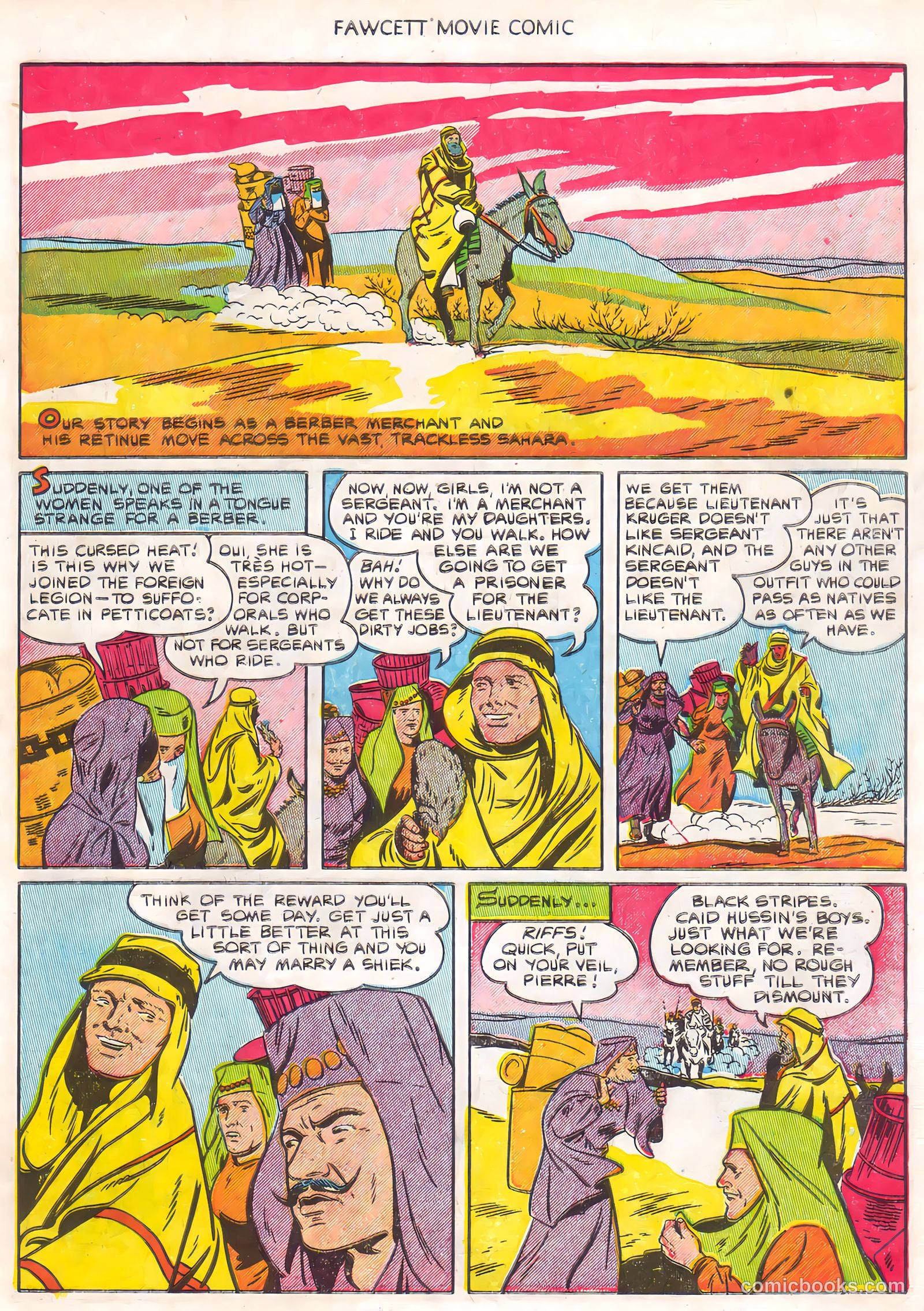 Fawcett Movie Comic #16 (1952, L. Miller & Son) — page 5 of 36