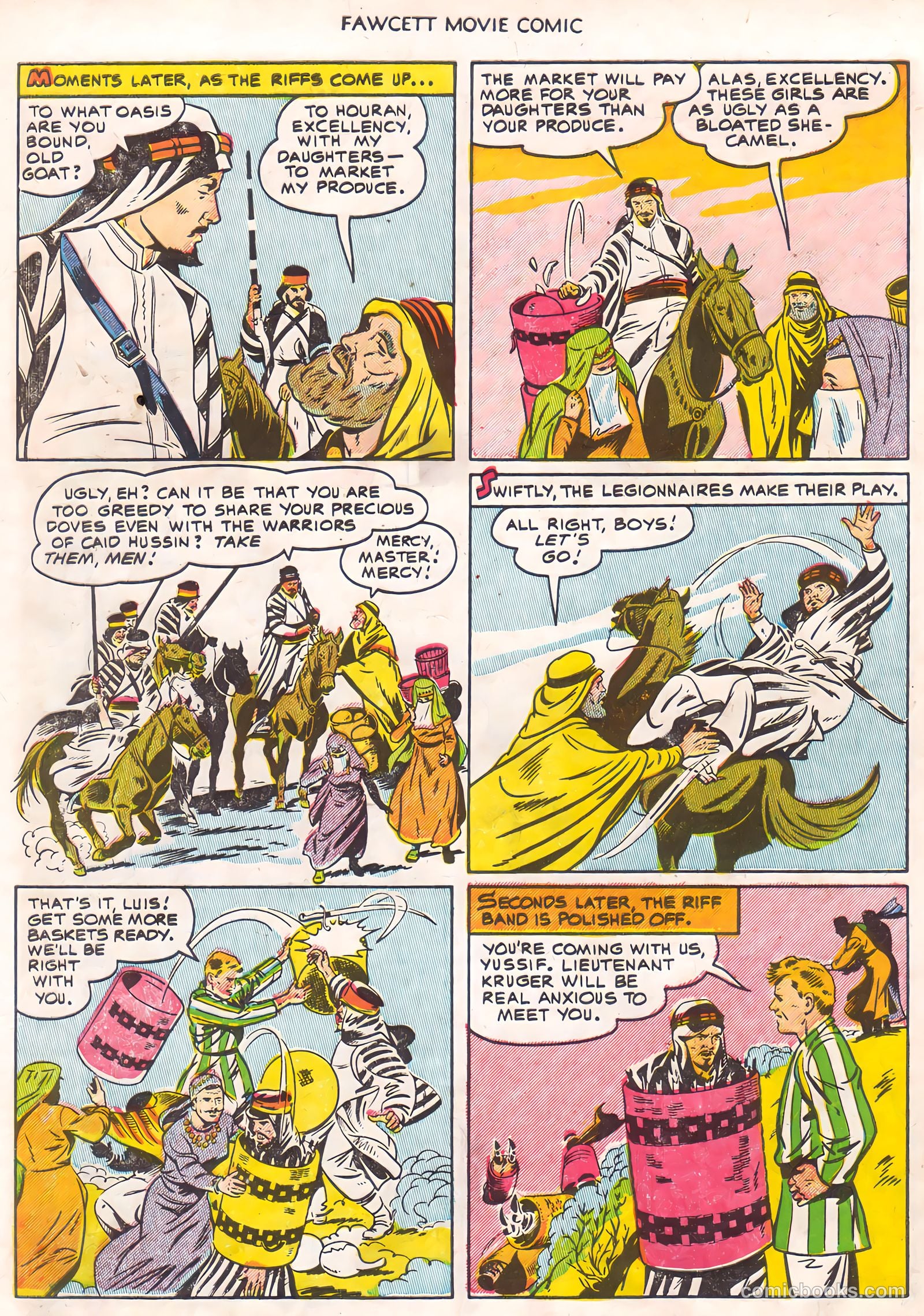 Fawcett Movie Comic #16 (1952, L. Miller & Son) — page 6 of 36