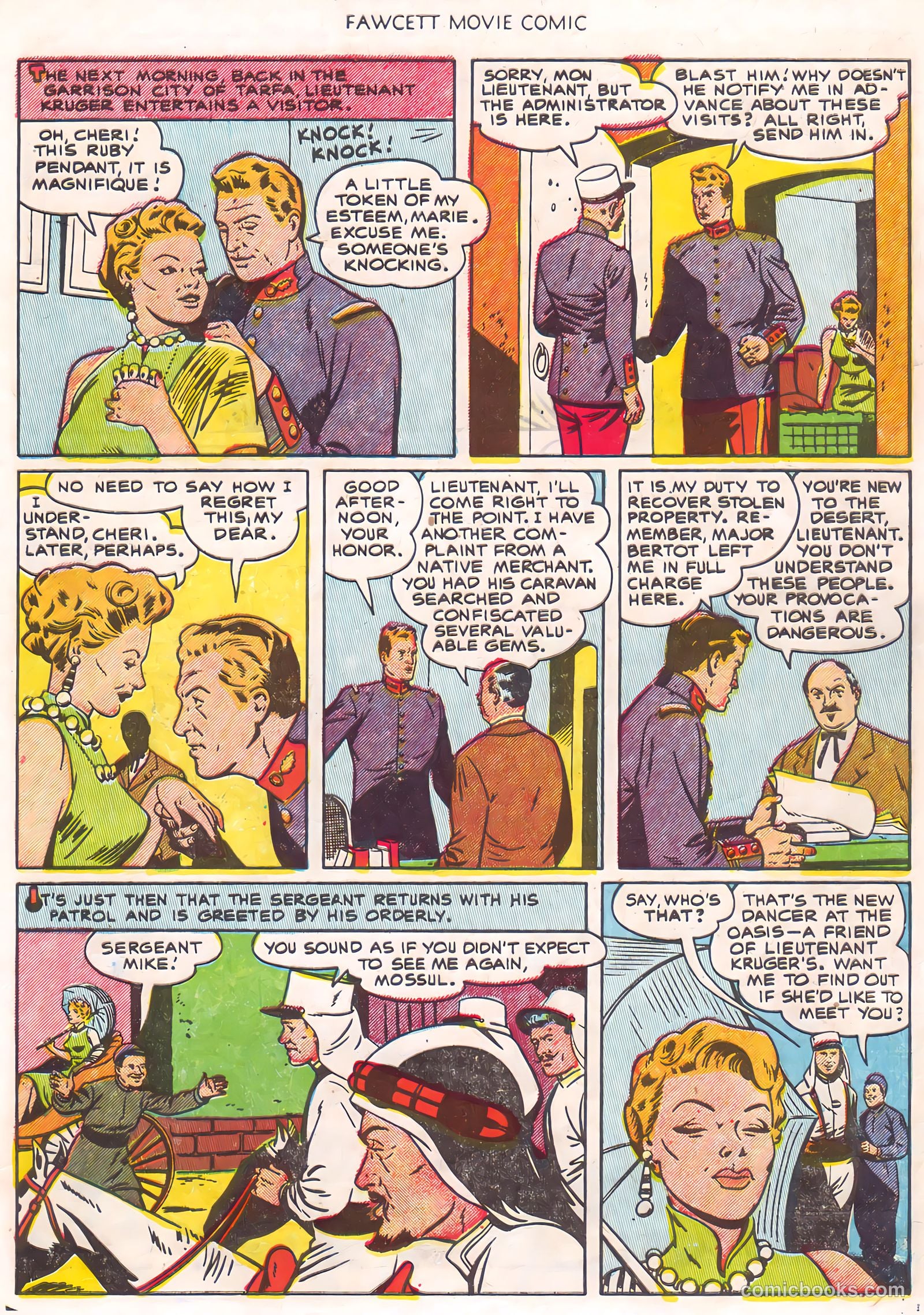 Fawcett Movie Comic #16 (1952, L. Miller & Son) — page 7 of 36