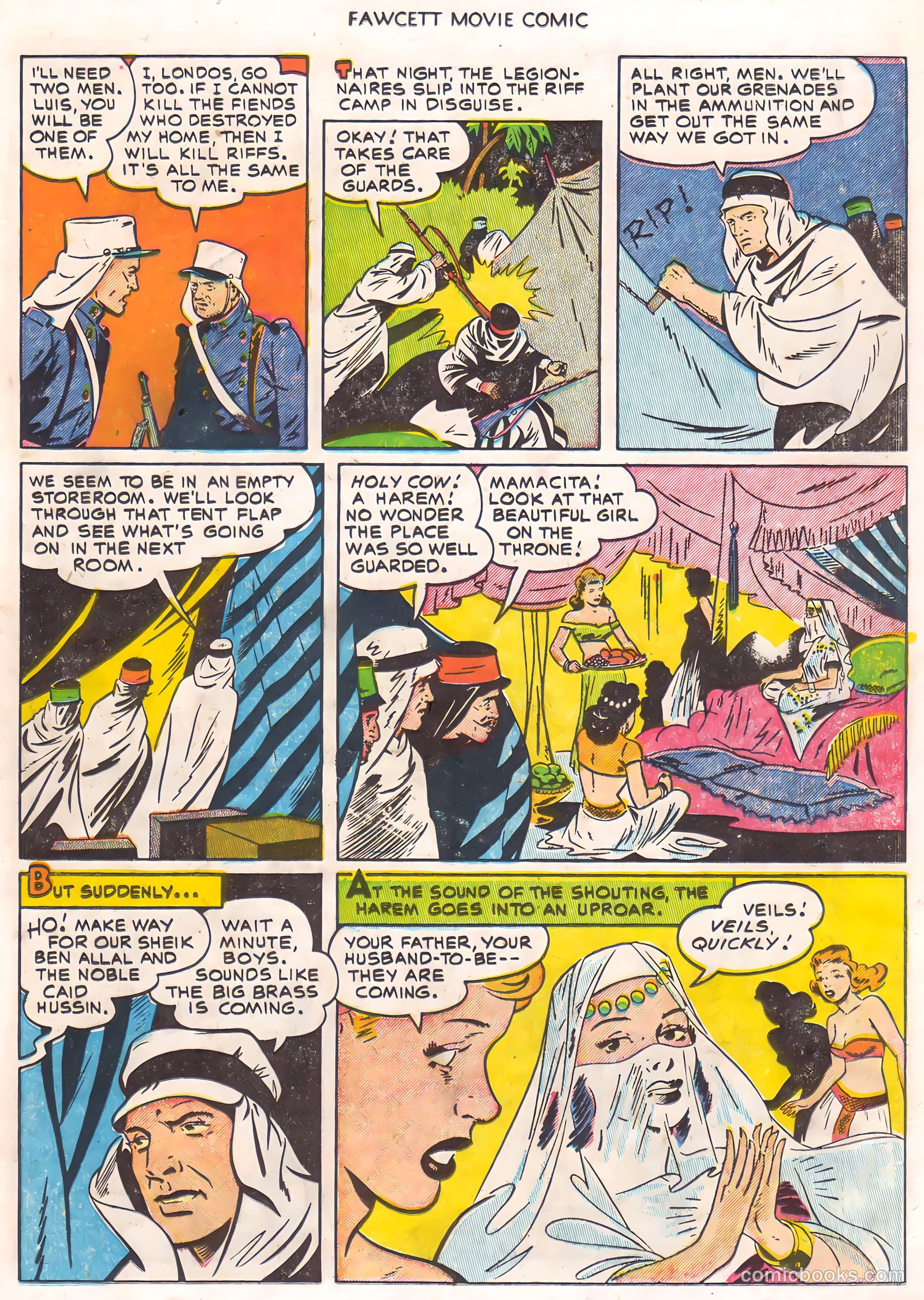 Fawcett Movie Comic #16 (1952, L. Miller & Son) — page 15 of 36