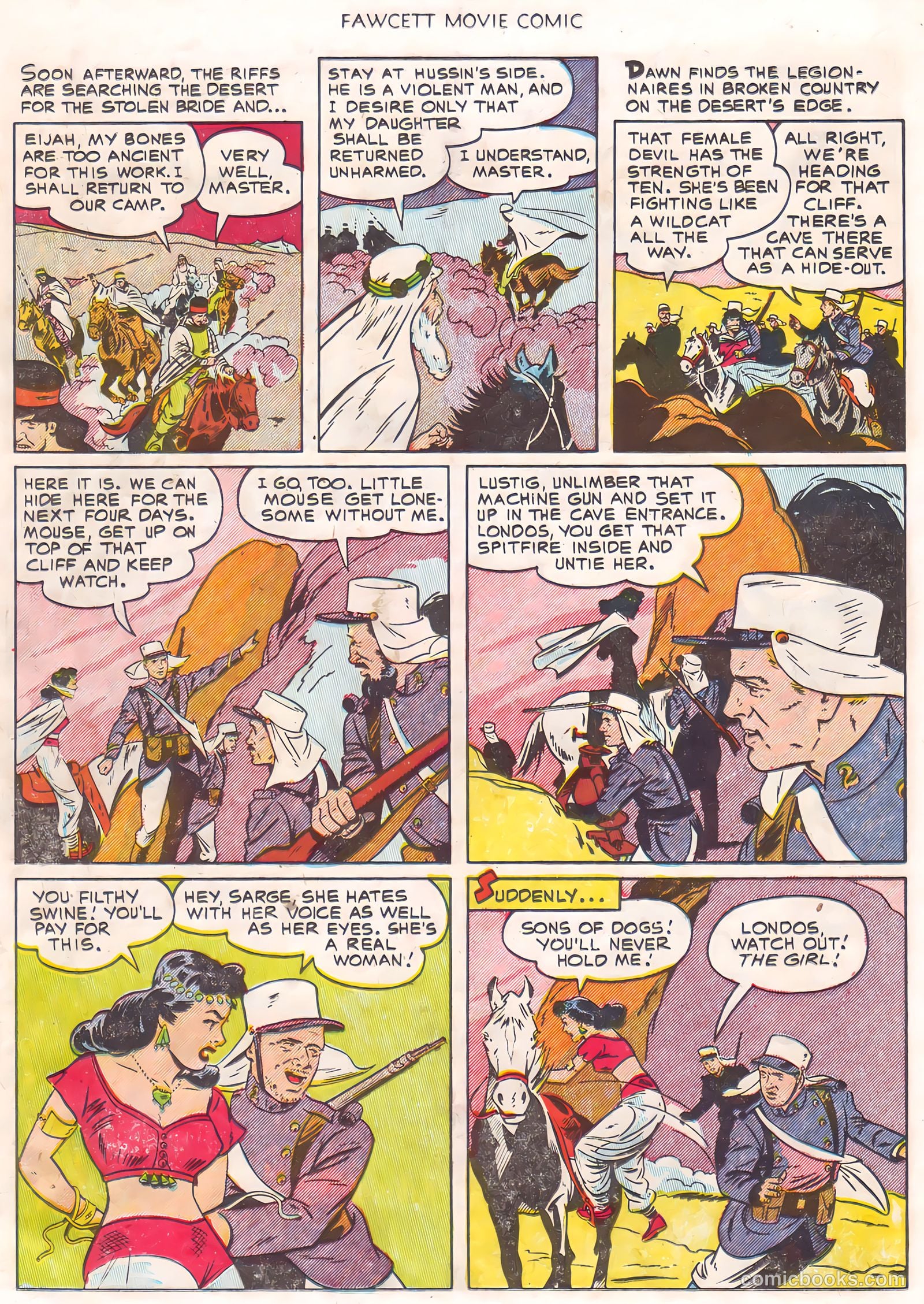 Fawcett Movie Comic #16 (1952, L. Miller & Son) — page 18 of 36