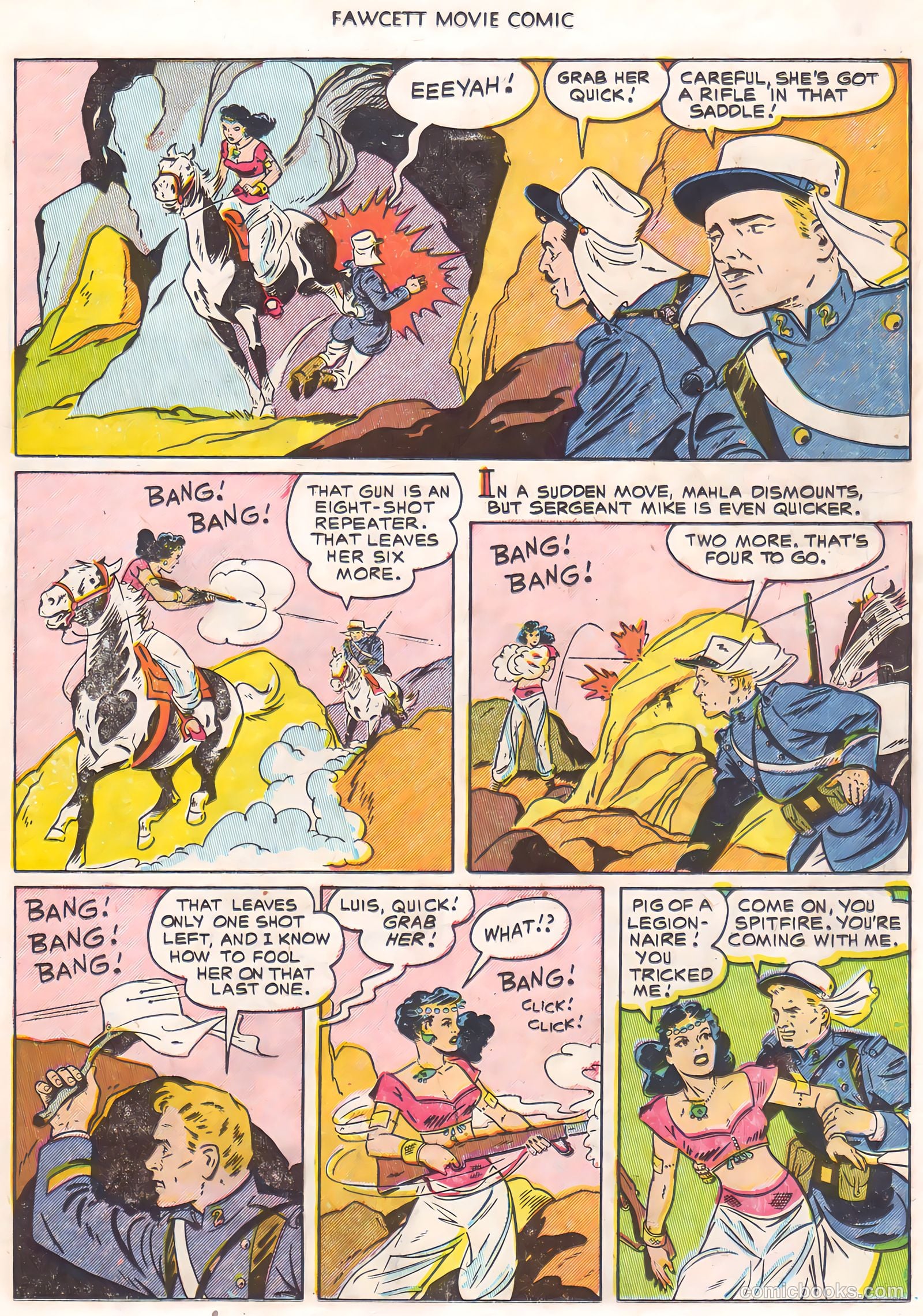 Fawcett Movie Comic #16 (1952, L. Miller & Son) — page 19 of 36