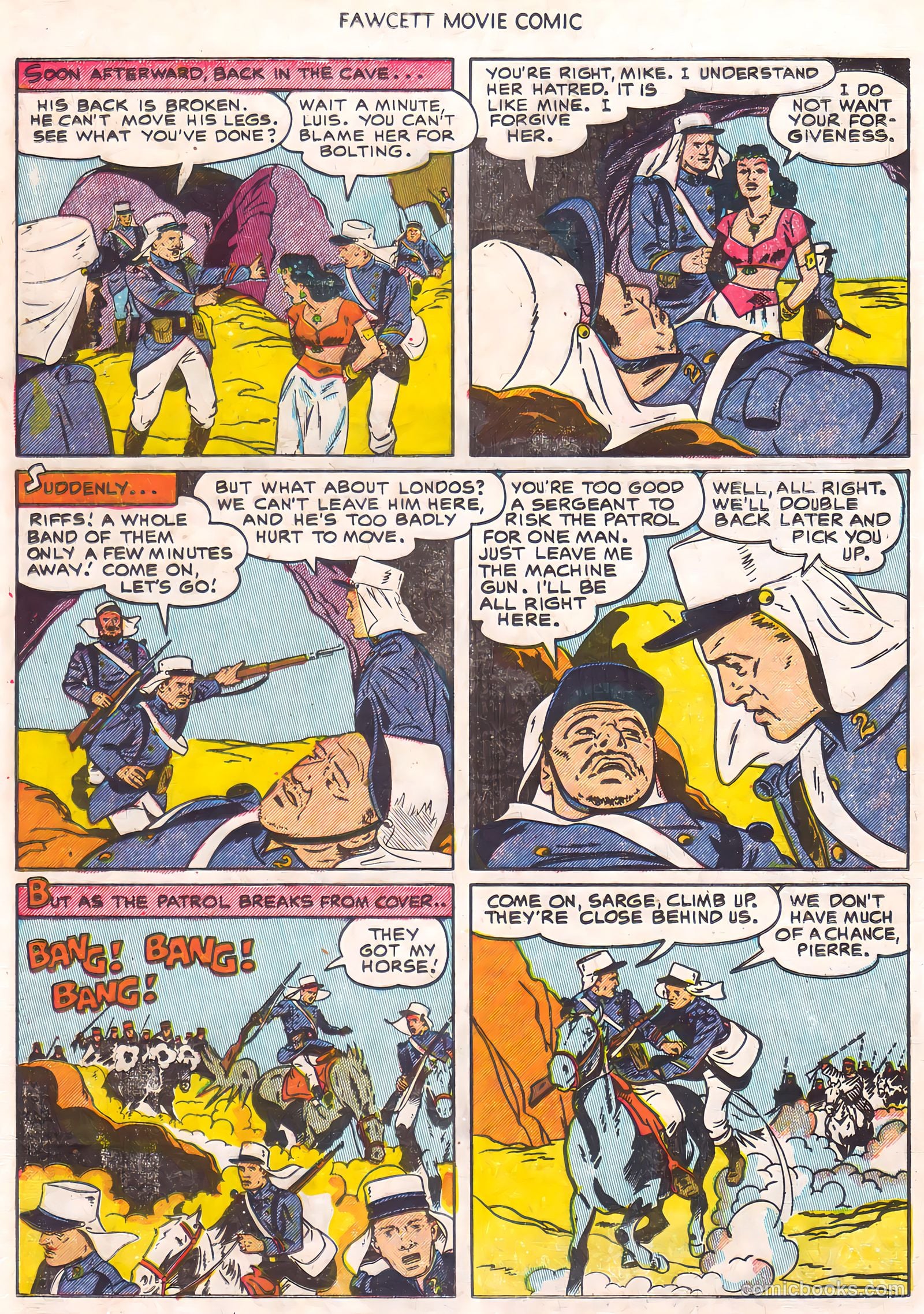 Fawcett Movie Comic #16 (1952, L. Miller & Son) — page 20 of 36