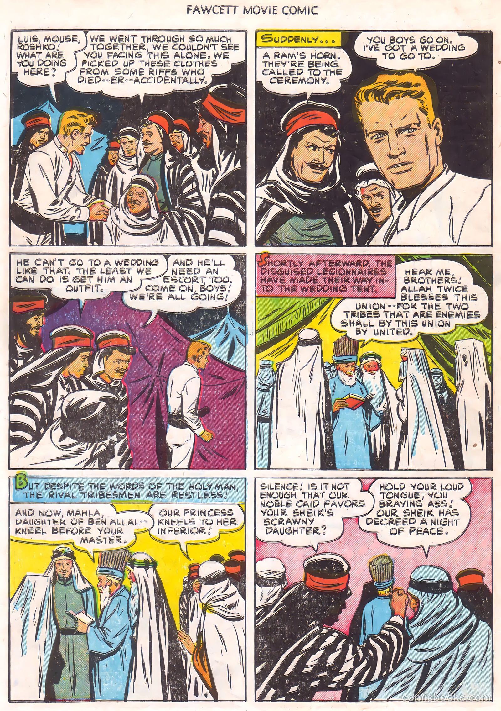 Fawcett Movie Comic #16 (1952, L. Miller & Son) — page 32 of 36