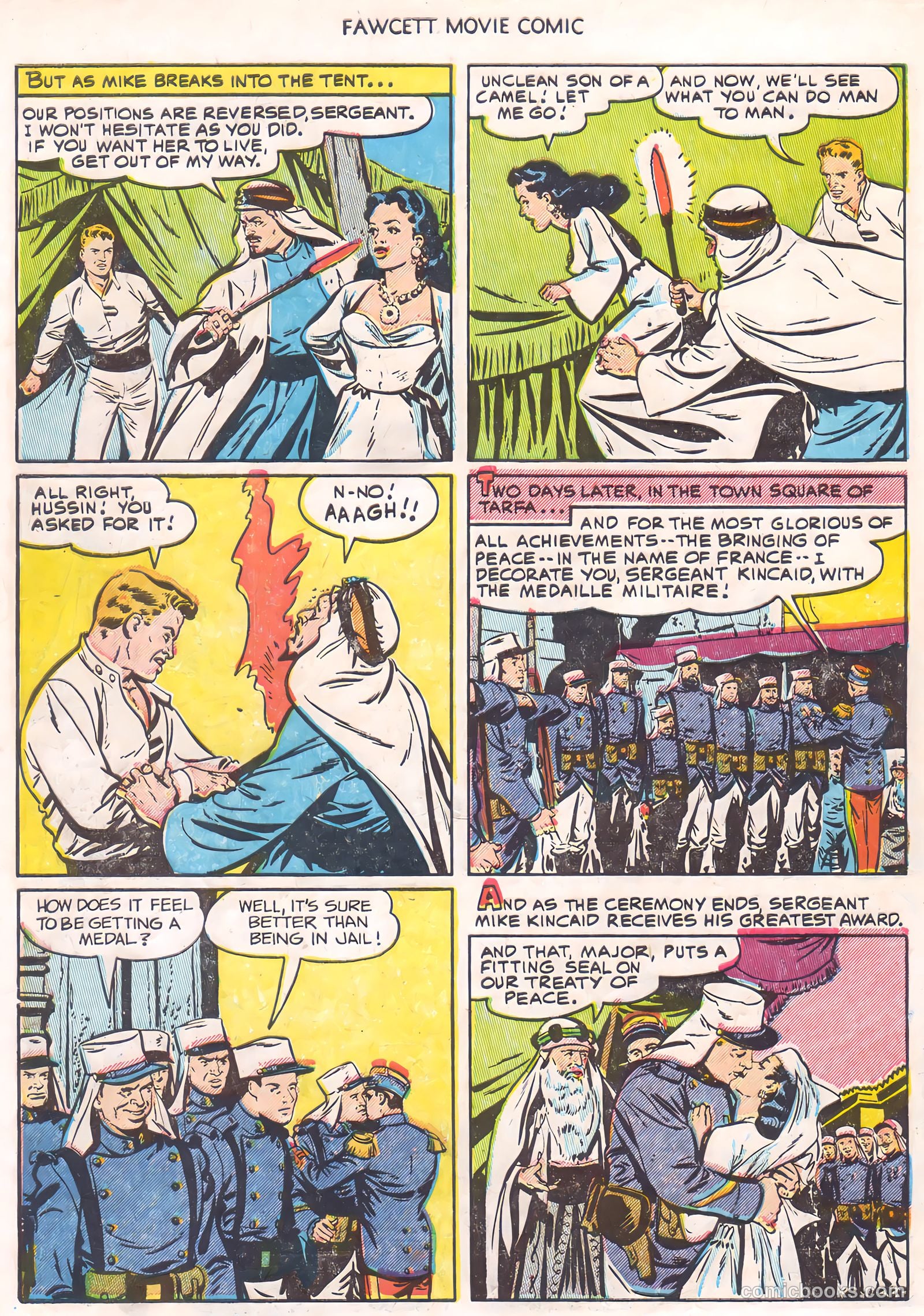 Fawcett Movie Comic #16 (1952, L. Miller & Son) — page 34 of 36