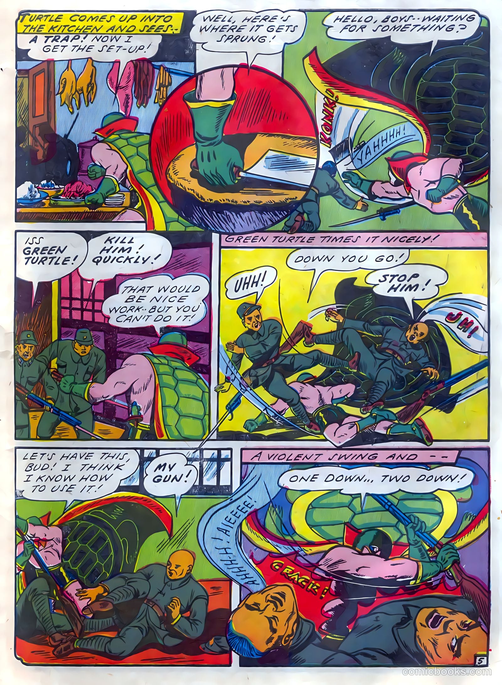 Blazing Comics #4 (1945, REWL PUBLICATIONS INC.) — page 7 of 52