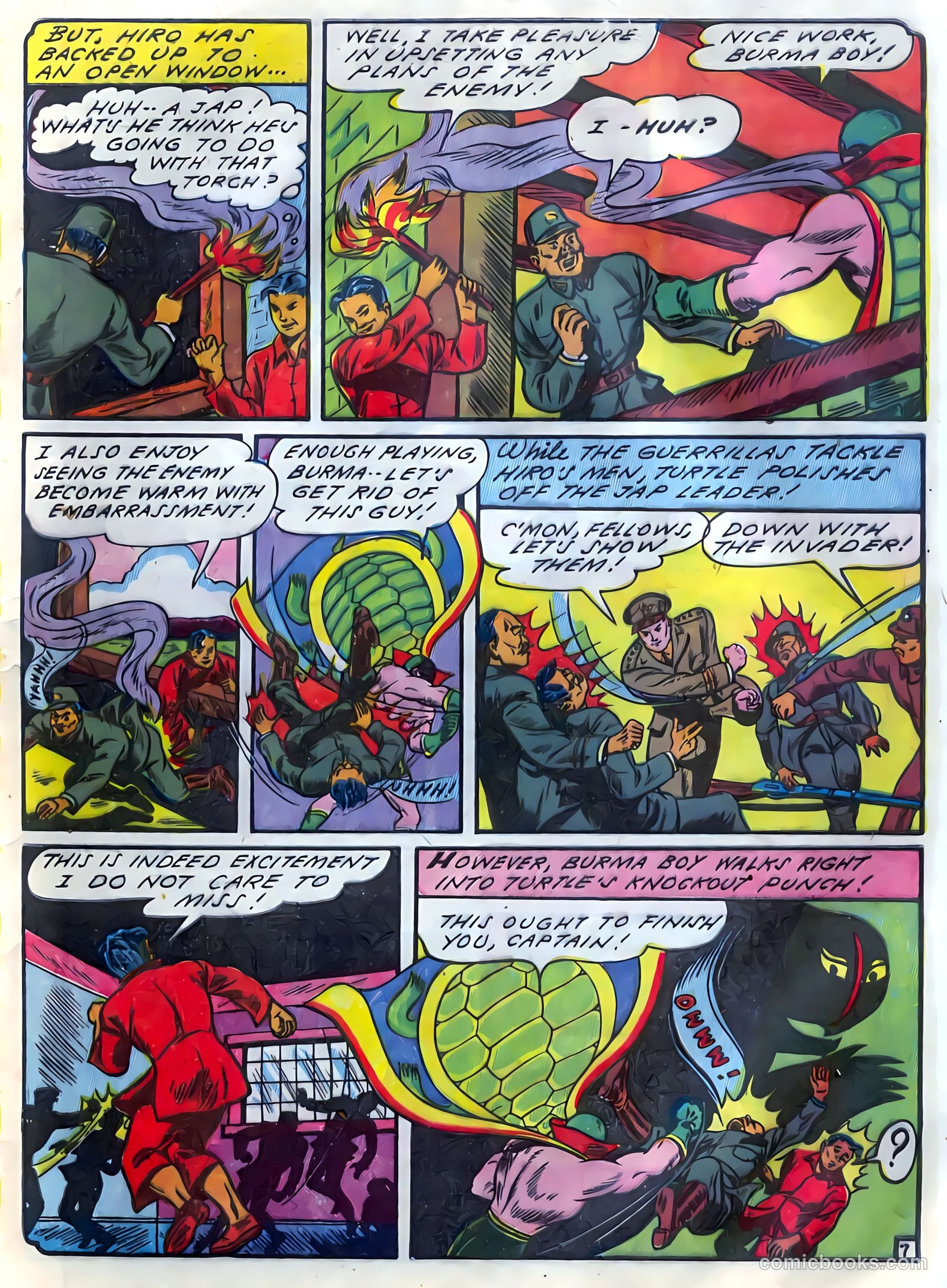 Blazing Comics #4 (1945, REWL PUBLICATIONS INC.) — page 9 of 52