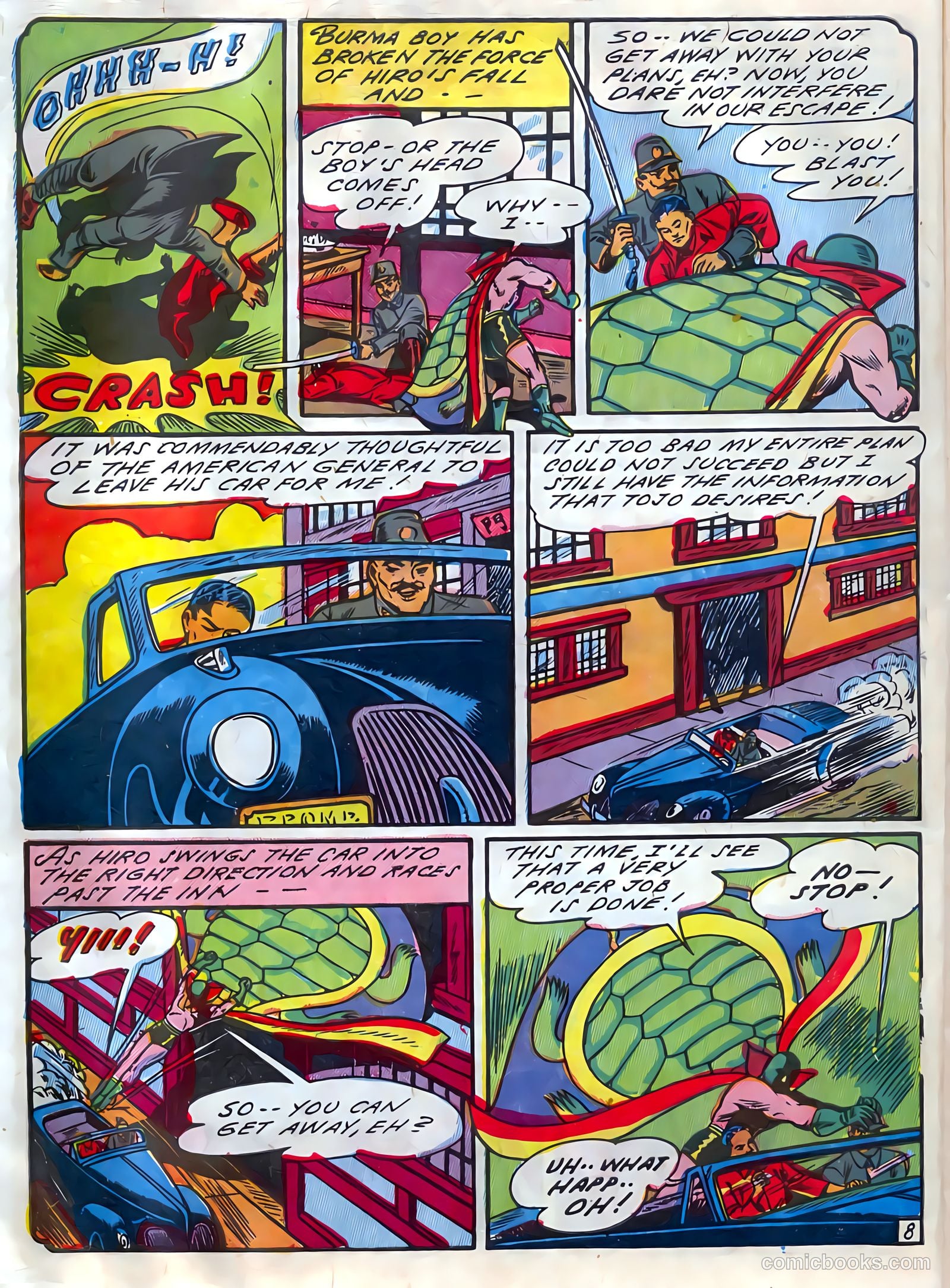 Blazing Comics #4 (1945, REWL PUBLICATIONS INC.) — page 10 of 52