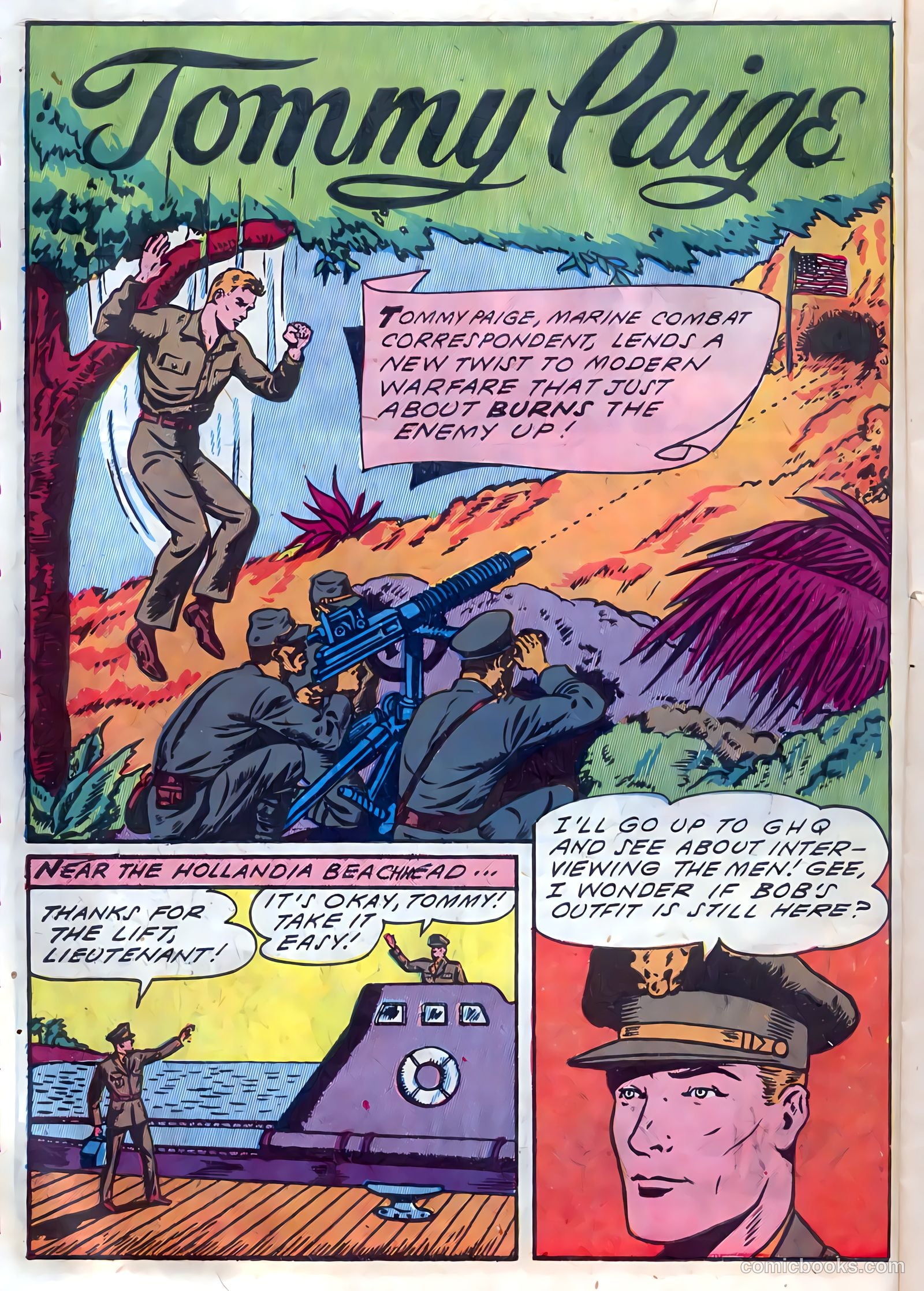 Blazing Comics #4 (1945, REWL PUBLICATIONS INC.) — page 12 of 52