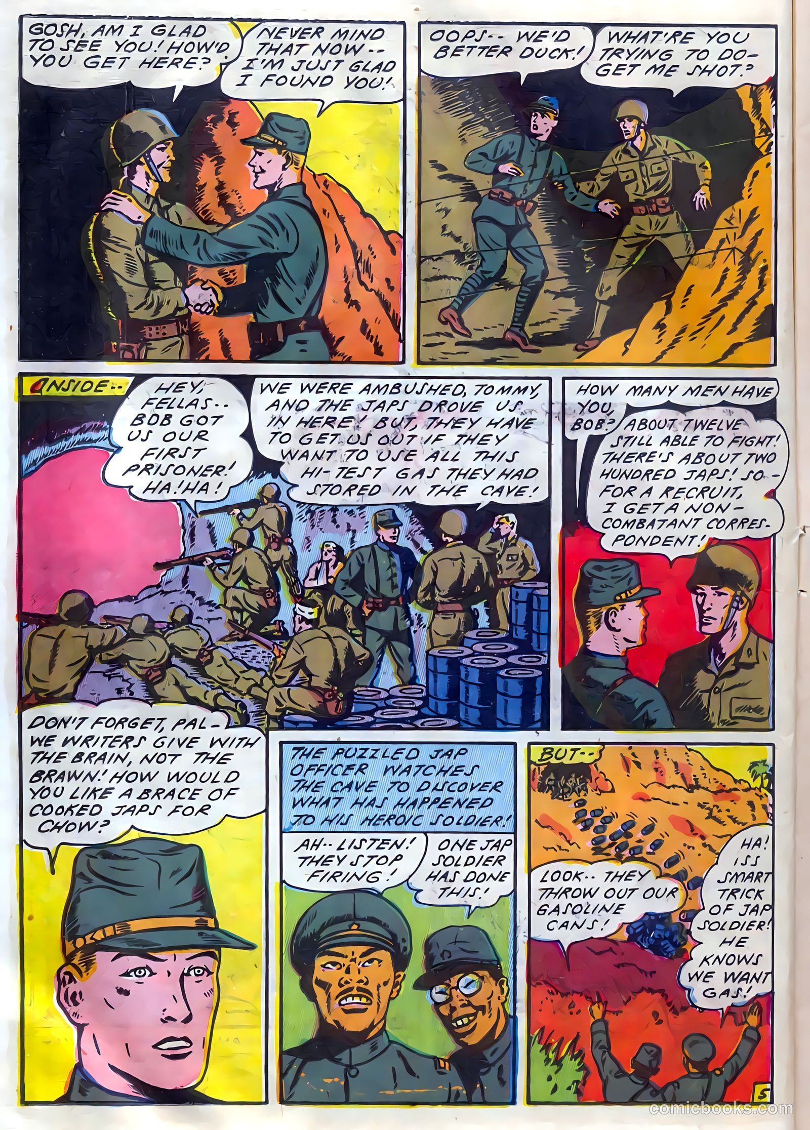 Blazing Comics #4 (1945, REWL PUBLICATIONS INC.) — page 16 of 52