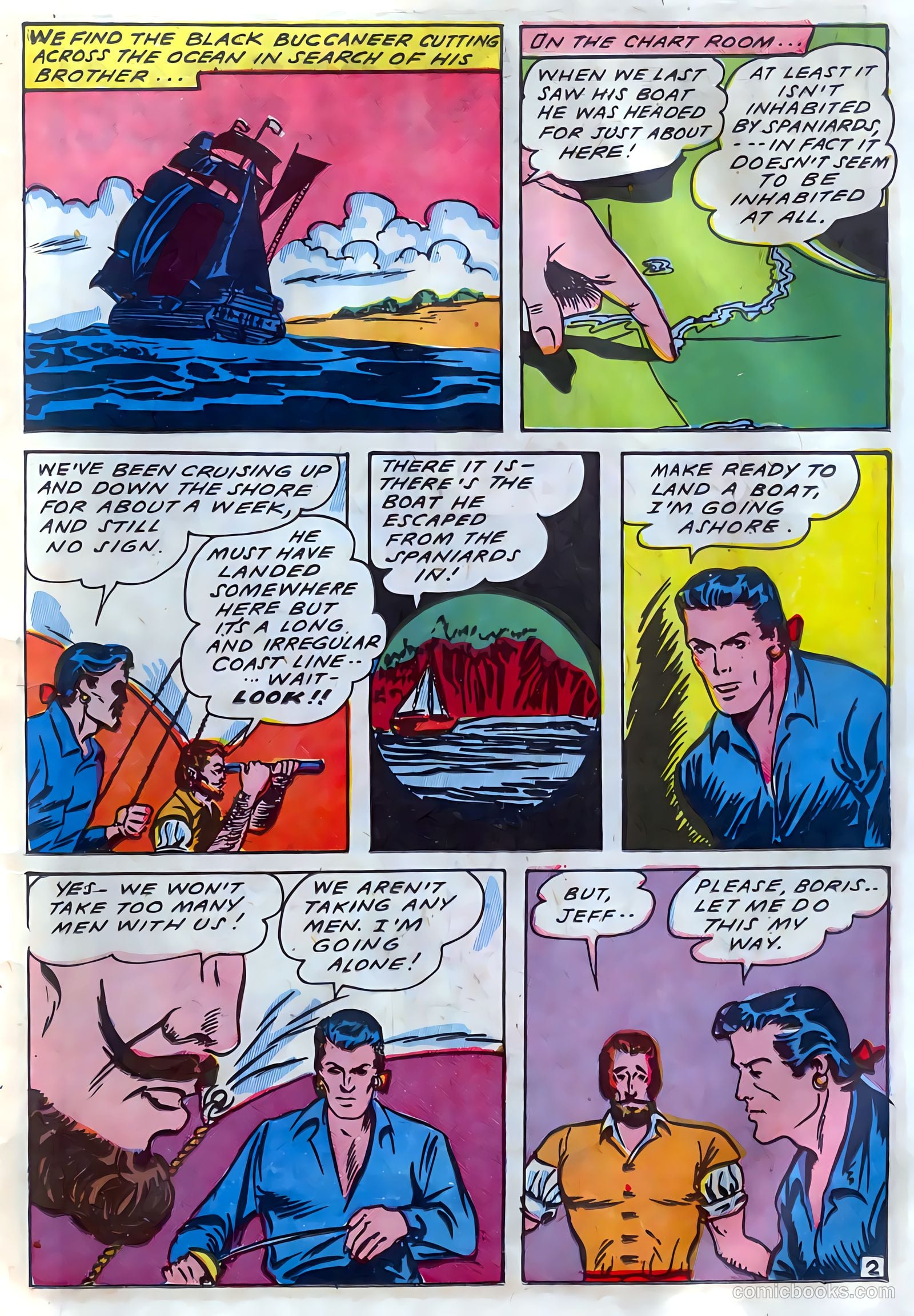 Blazing Comics #4 (1945, REWL PUBLICATIONS INC.) — page 19 of 52