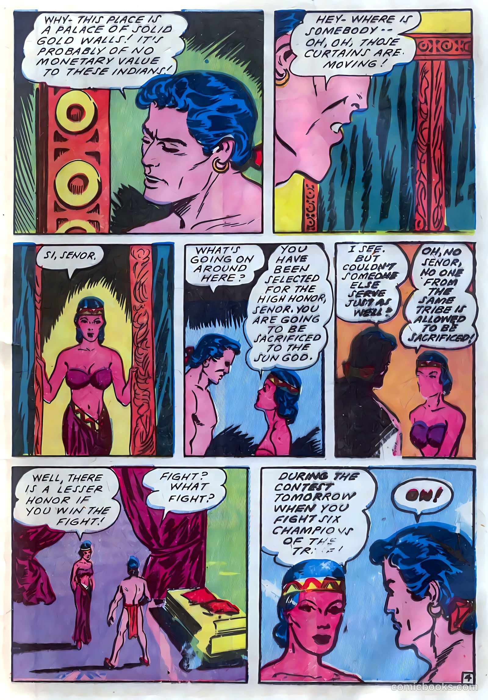 Blazing Comics #4 (1945, REWL PUBLICATIONS INC.) — page 21 of 52