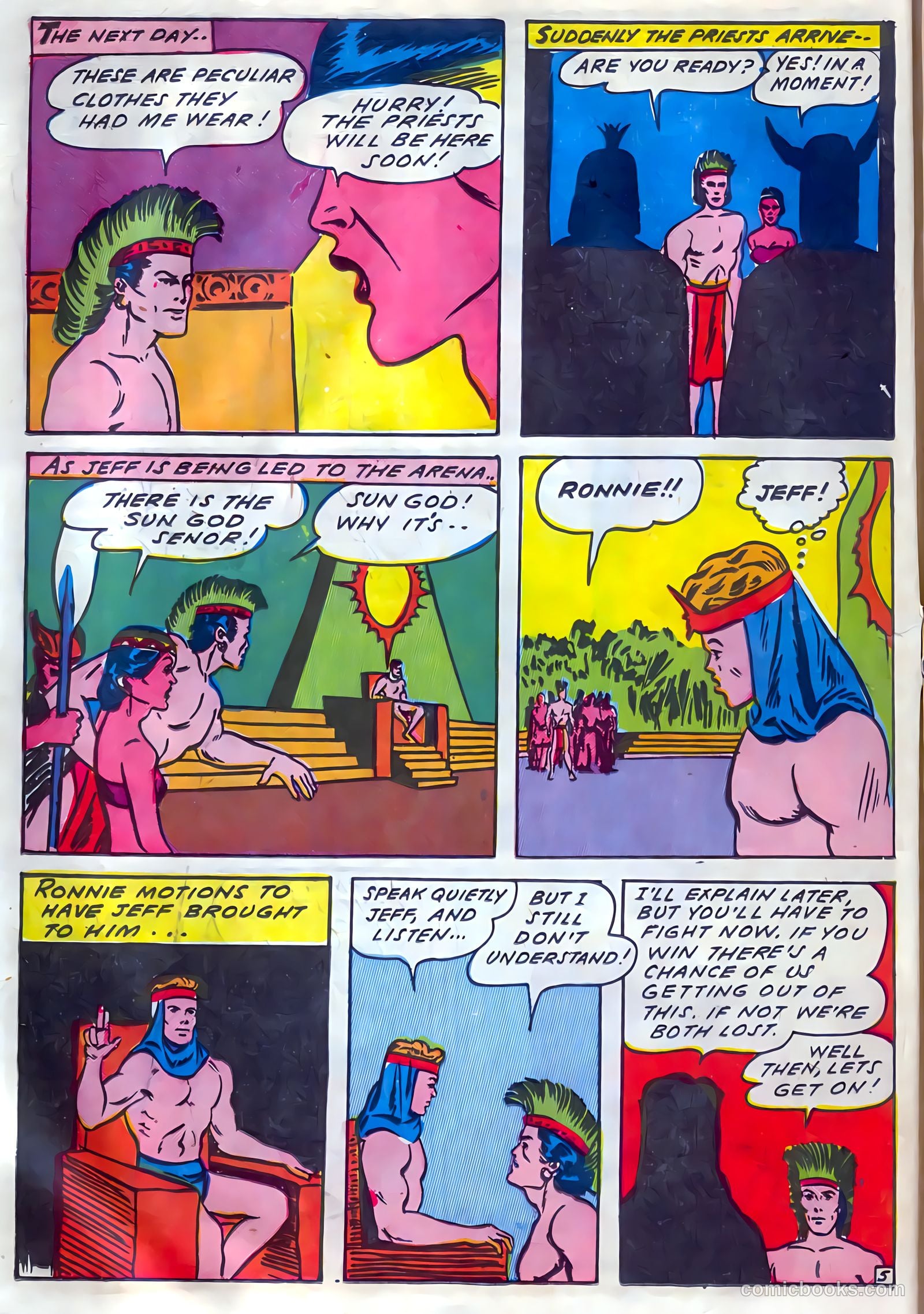 Blazing Comics #4 (1945, REWL PUBLICATIONS INC.) — page 22 of 52
