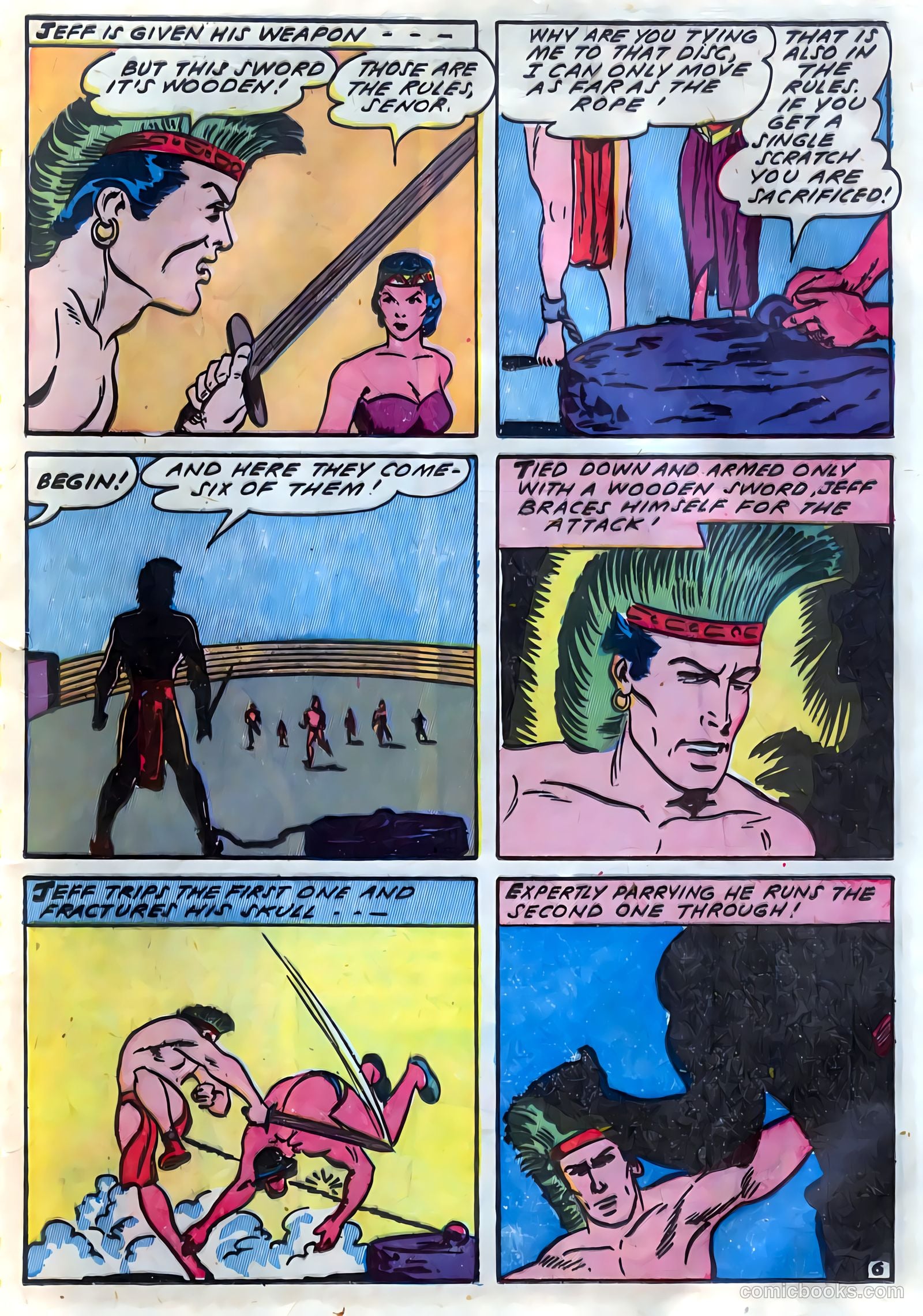 Blazing Comics #4 (1945, REWL PUBLICATIONS INC.) — page 23 of 52