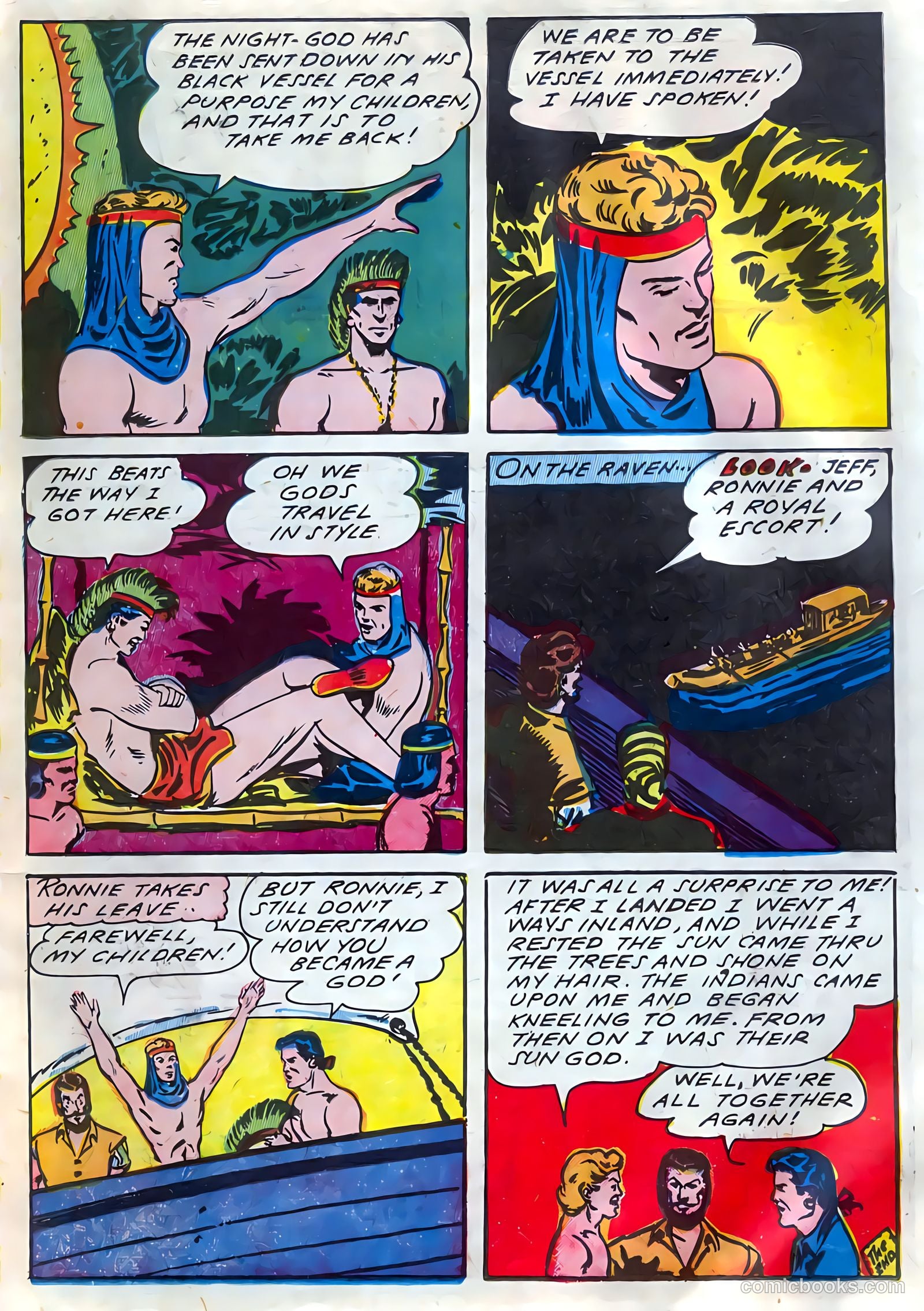 Blazing Comics #4 (1945, REWL PUBLICATIONS INC.) — page 25 of 52