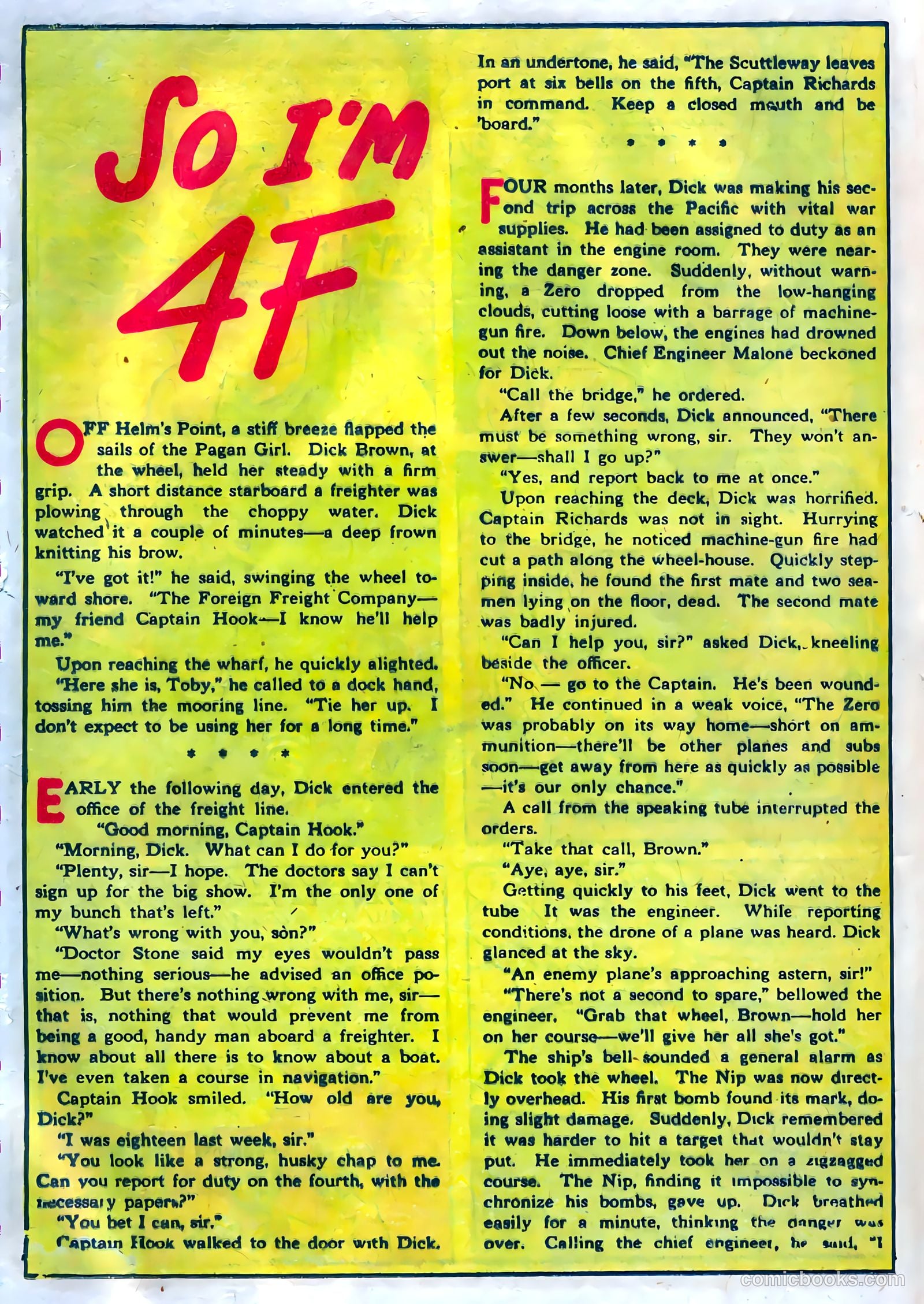 Blazing Comics #4 (1945, REWL PUBLICATIONS INC.) — page 26 of 52
