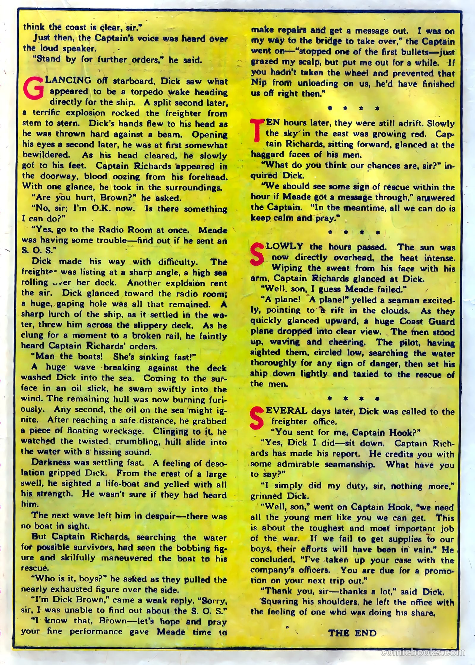Blazing Comics #4 (1945, REWL PUBLICATIONS INC.) — page 27 of 52