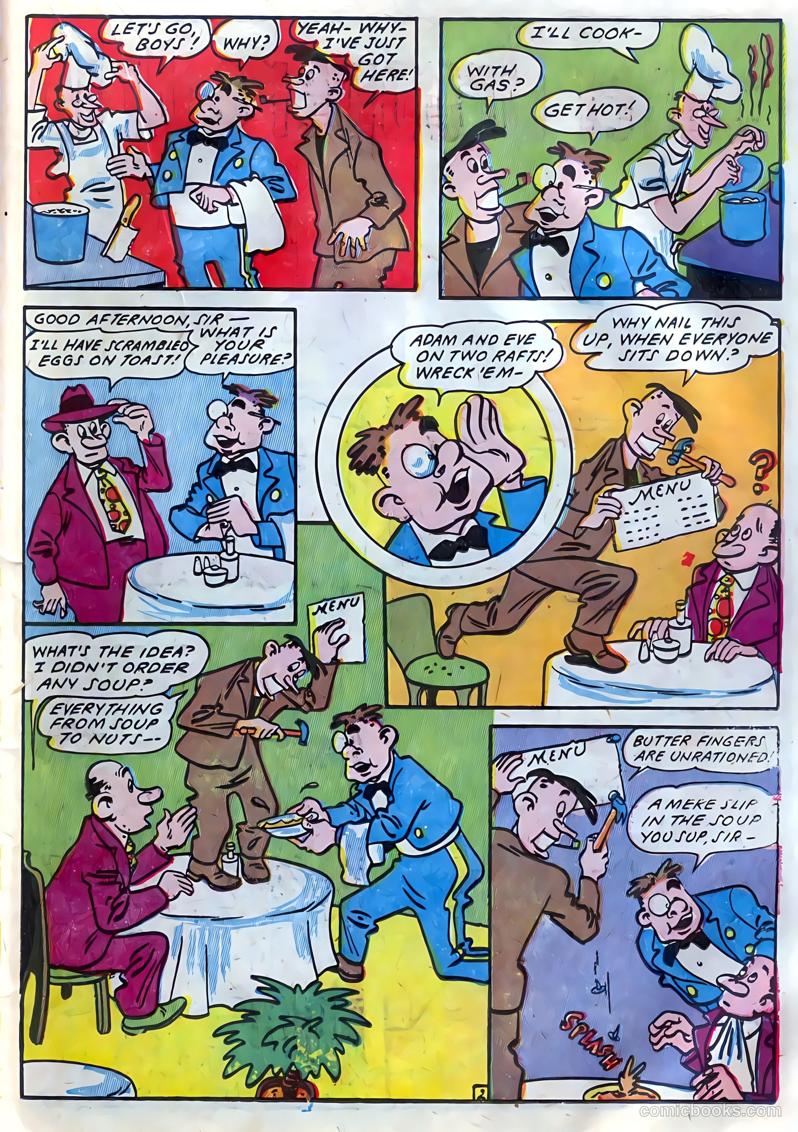 Blazing Comics #4 (1945, REWL PUBLICATIONS INC.) — page 29 of 52
