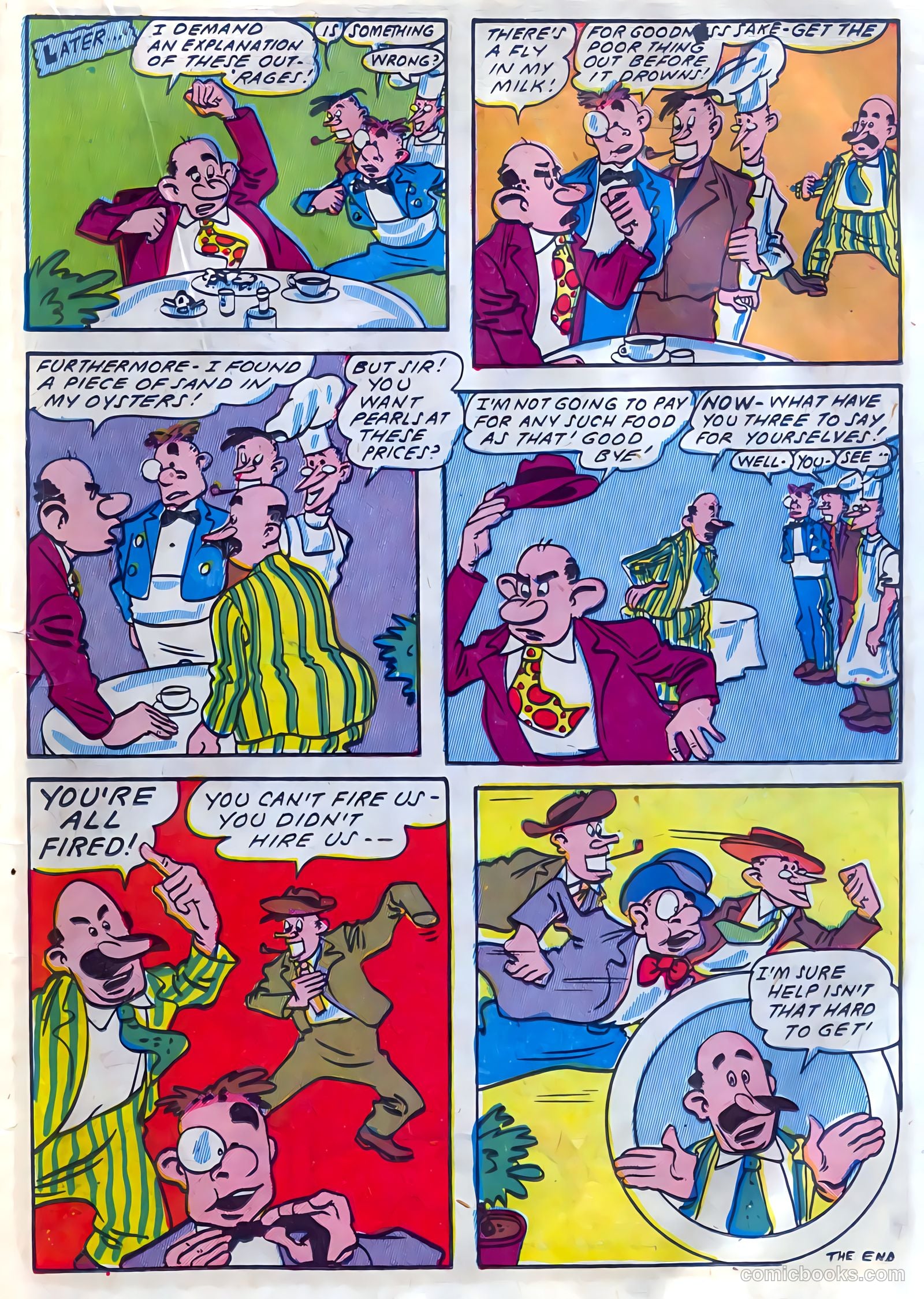 Blazing Comics #4 (1945, REWL PUBLICATIONS INC.) — page 31 of 52