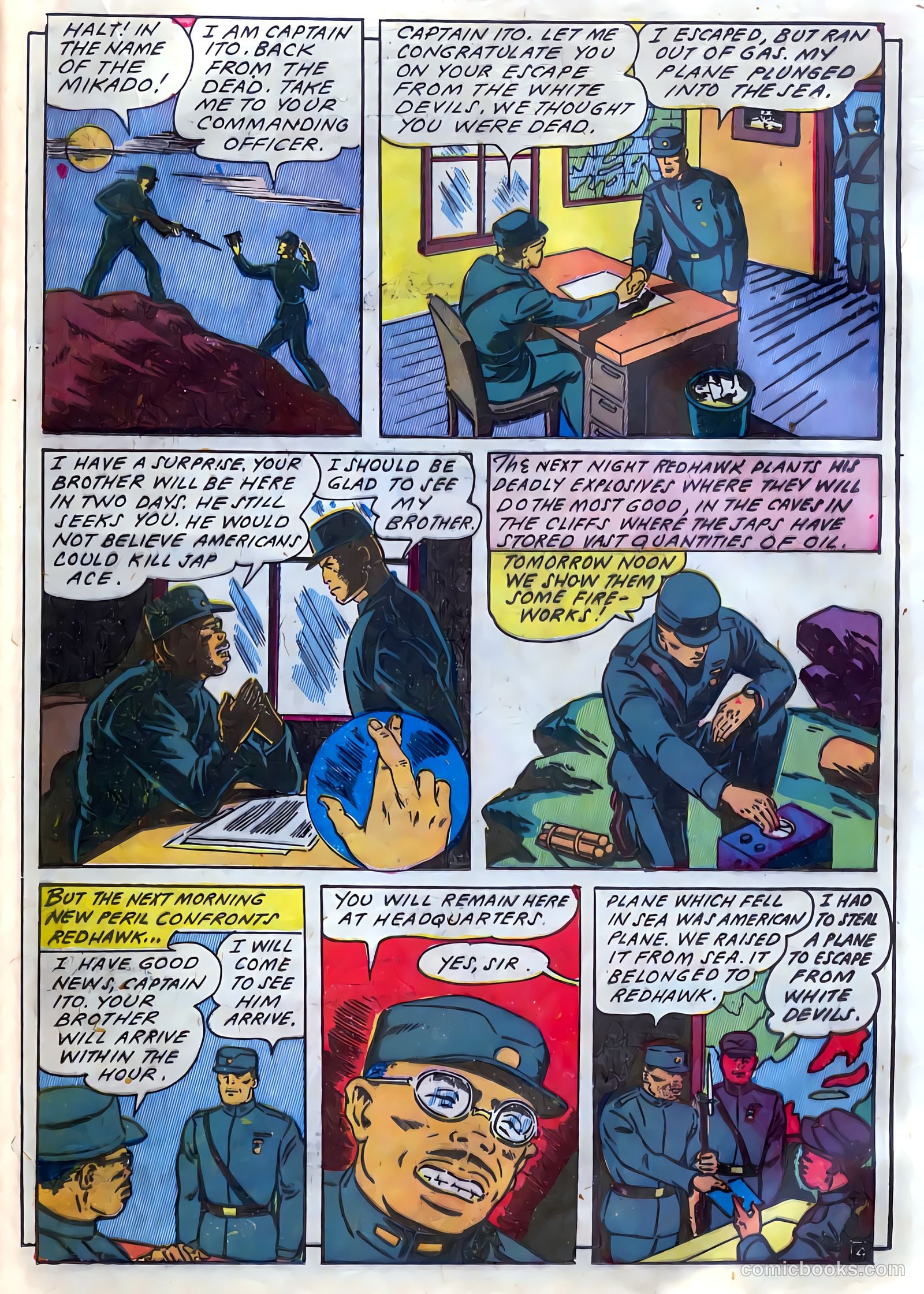 Blazing Comics #4 (1945, REWL PUBLICATIONS INC.) — page 35 of 52