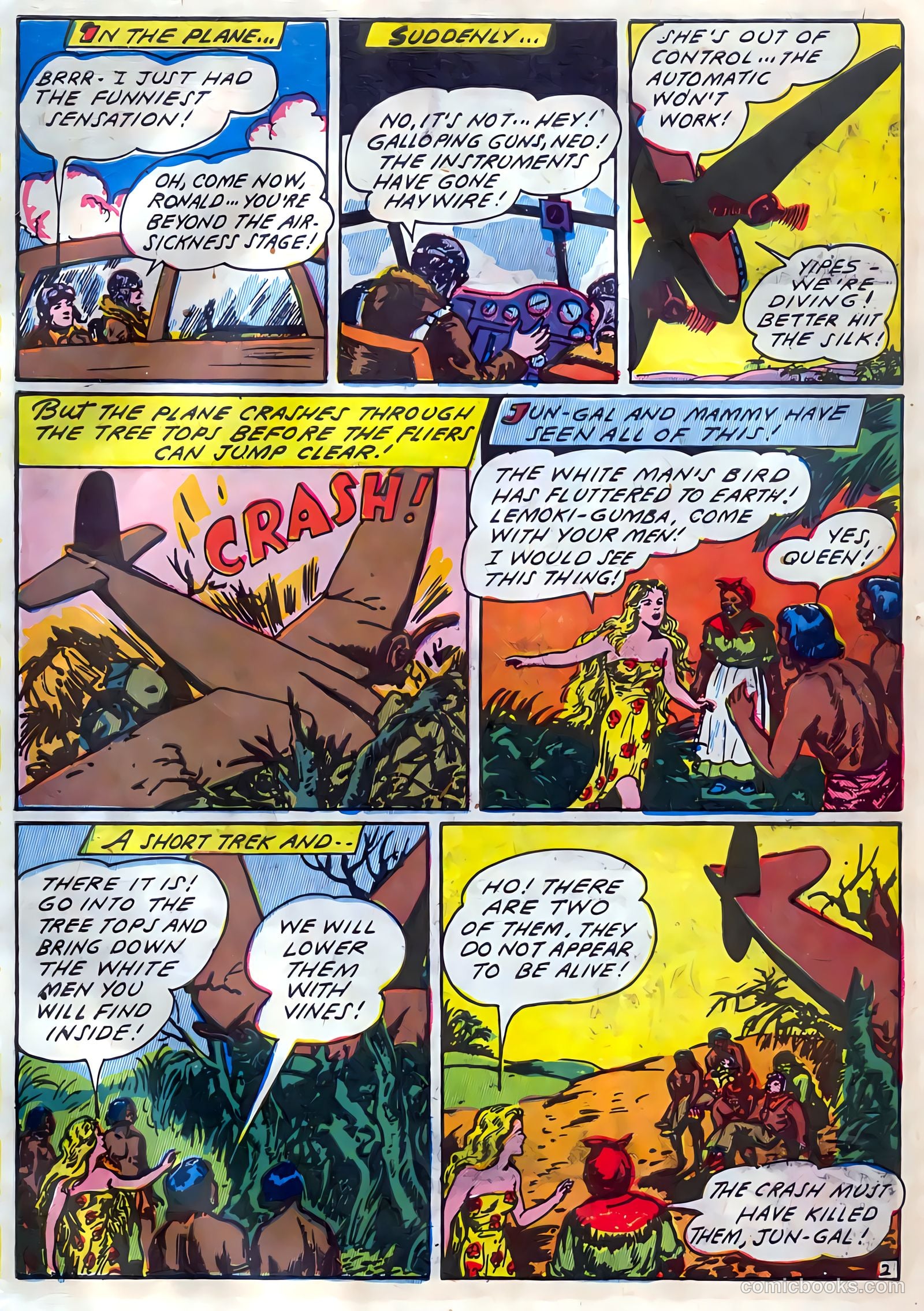 Blazing Comics #4 (1945, REWL PUBLICATIONS INC.) — page 40 of 52