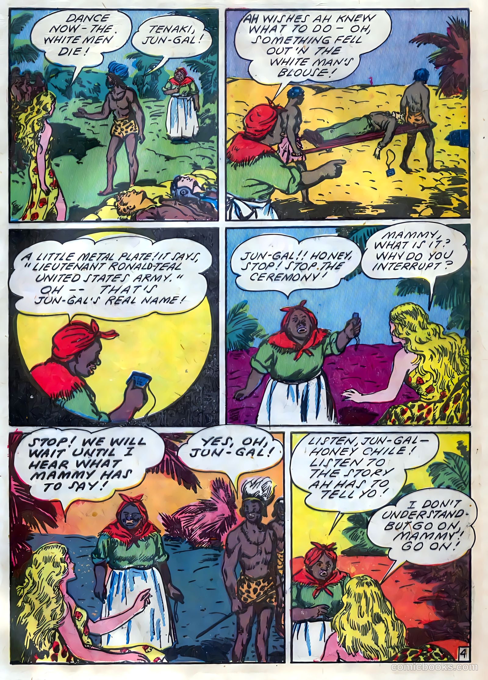 Blazing Comics #4 (1945, REWL PUBLICATIONS INC.) — page 42 of 52