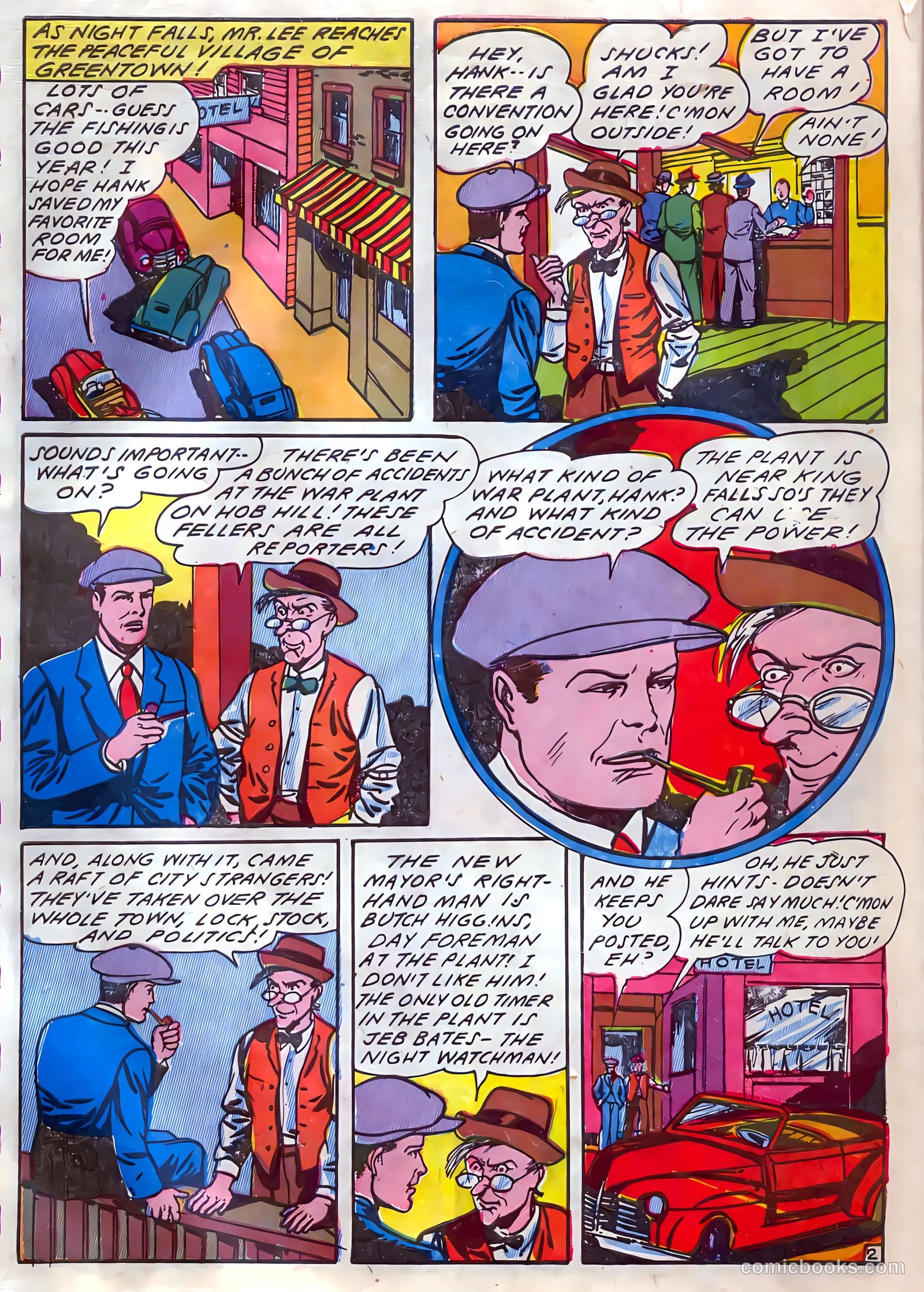 Blazing Comics #4 (1945, REWL PUBLICATIONS INC.) — page 46 of 52