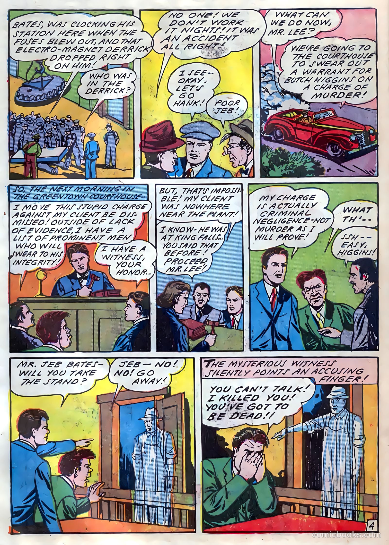 Blazing Comics #4 (1945, REWL PUBLICATIONS INC.) — page 48 of 52
