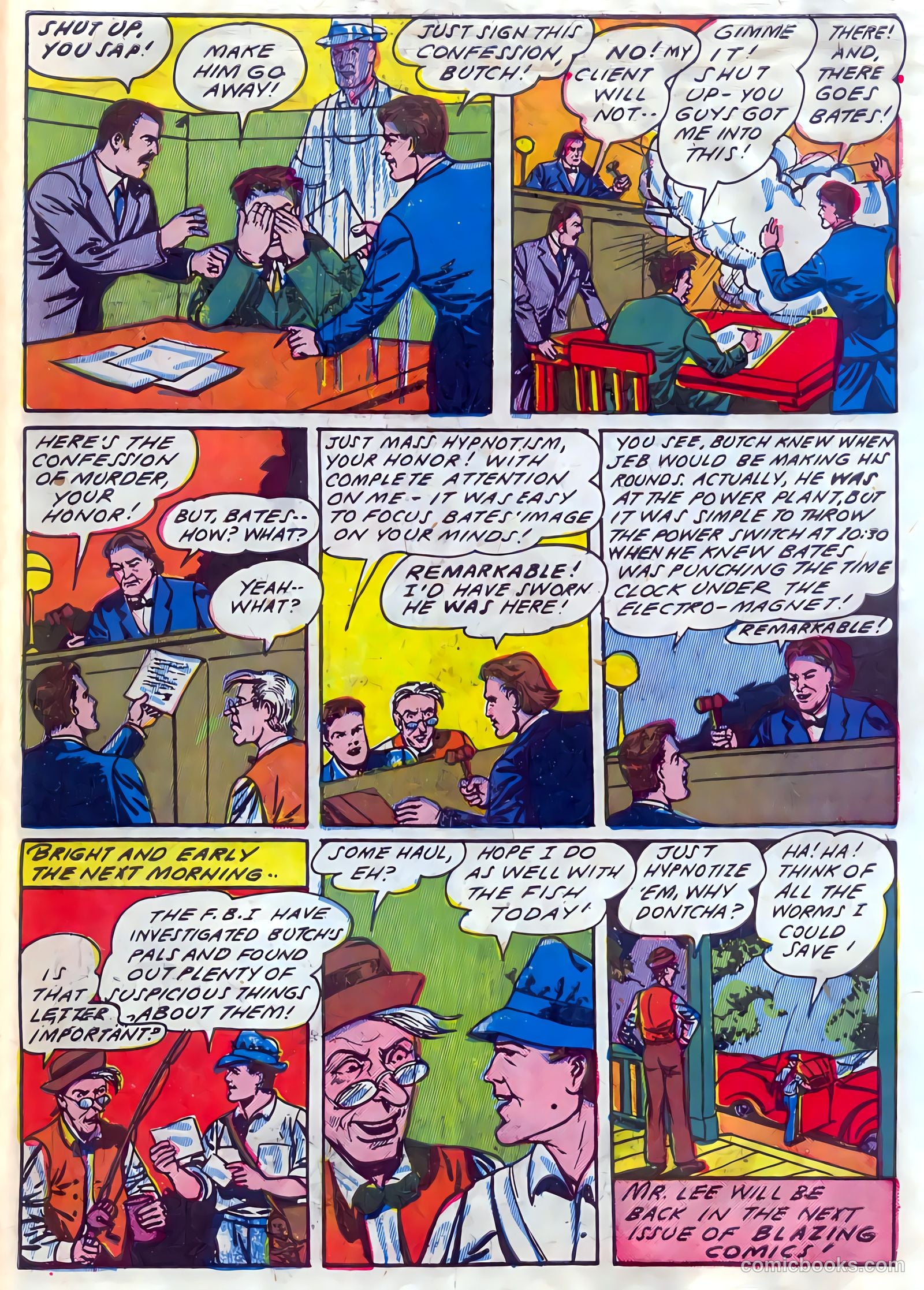 Blazing Comics #4 (1945, REWL PUBLICATIONS INC.) — page 49 of 52