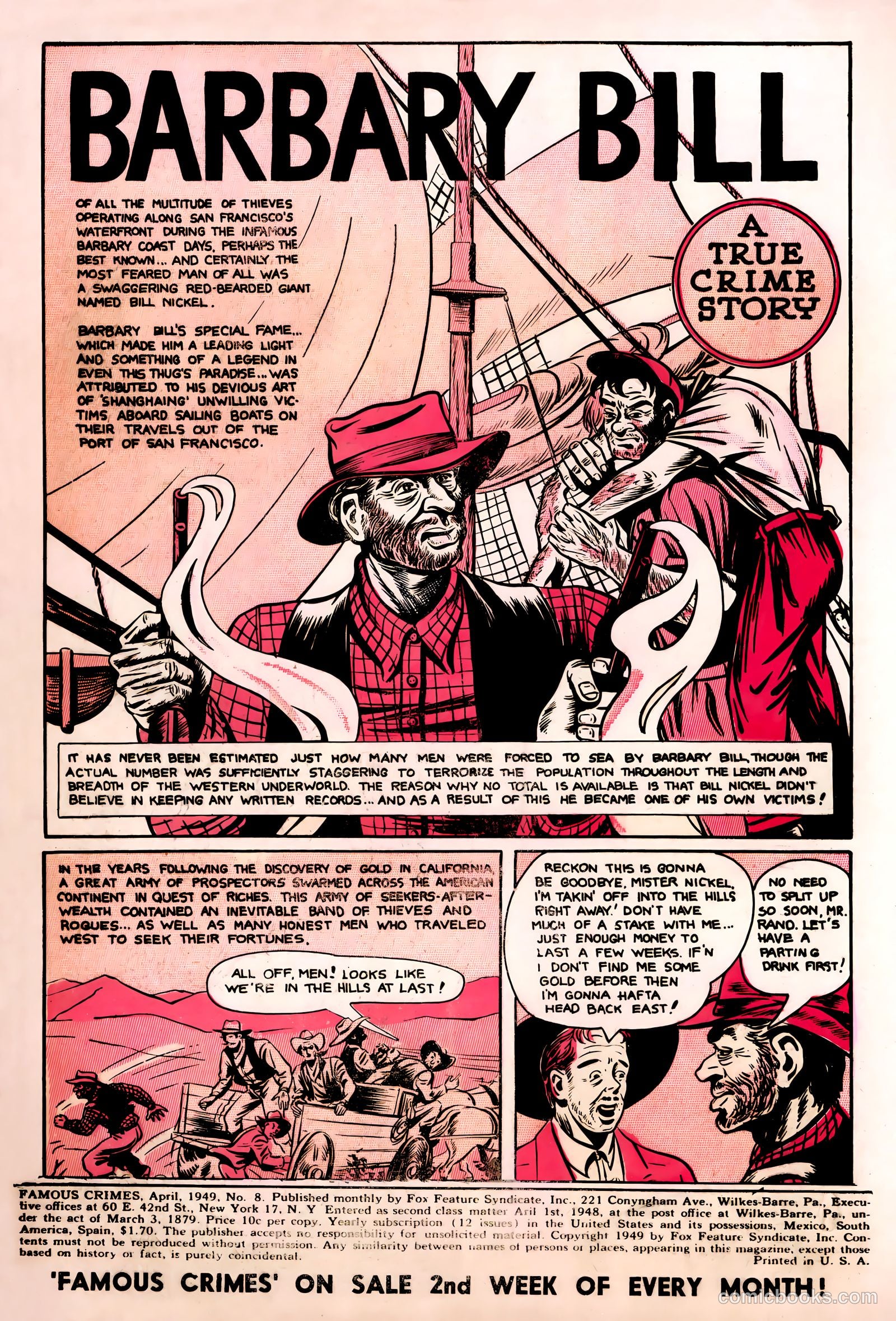 Famous Crimes #8 (1949) — page 2 of 36