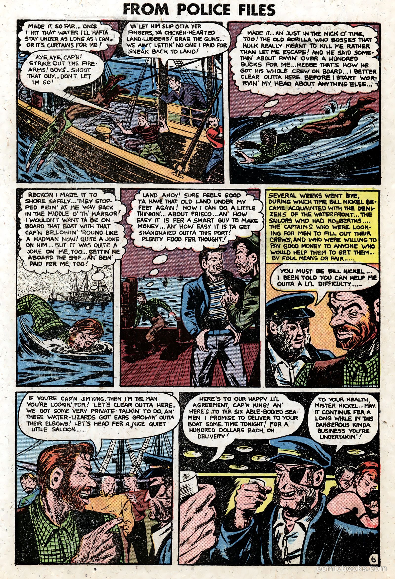Famous Crimes #8 (1949) — page 7 of 36