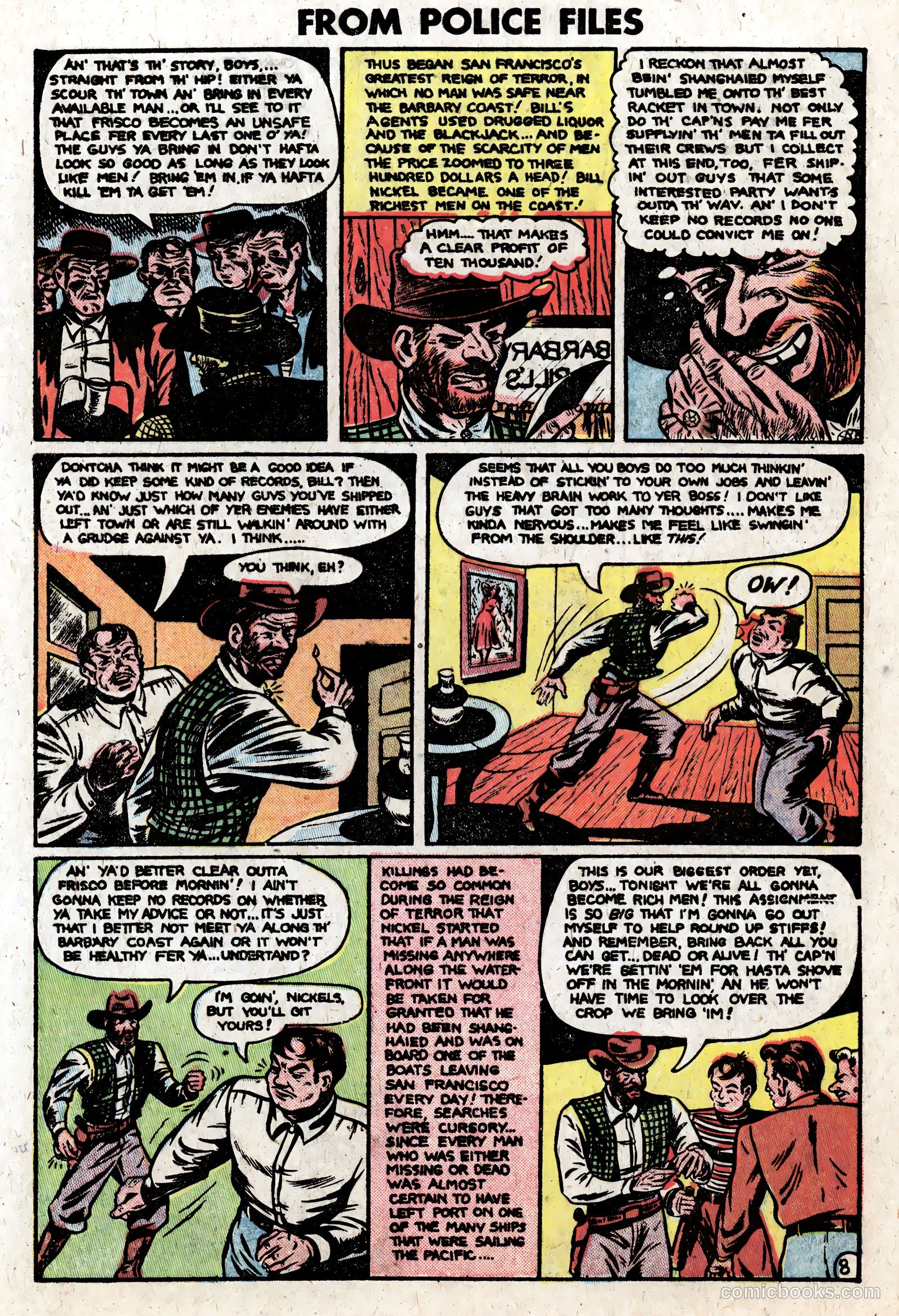 Famous Crimes #8 (1949) — page 9 of 36