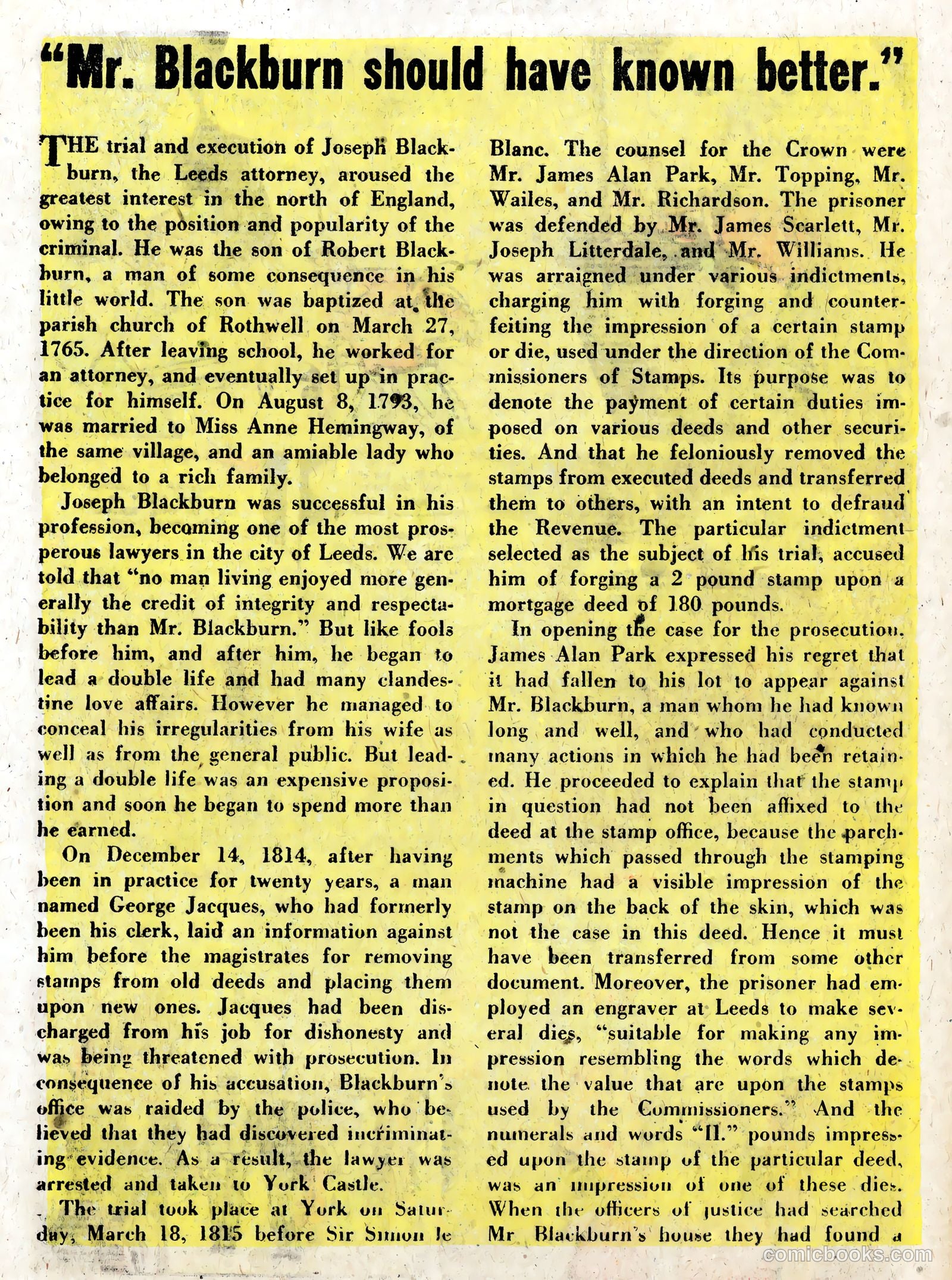 Famous Crimes #8 (1949) — page 21 of 36