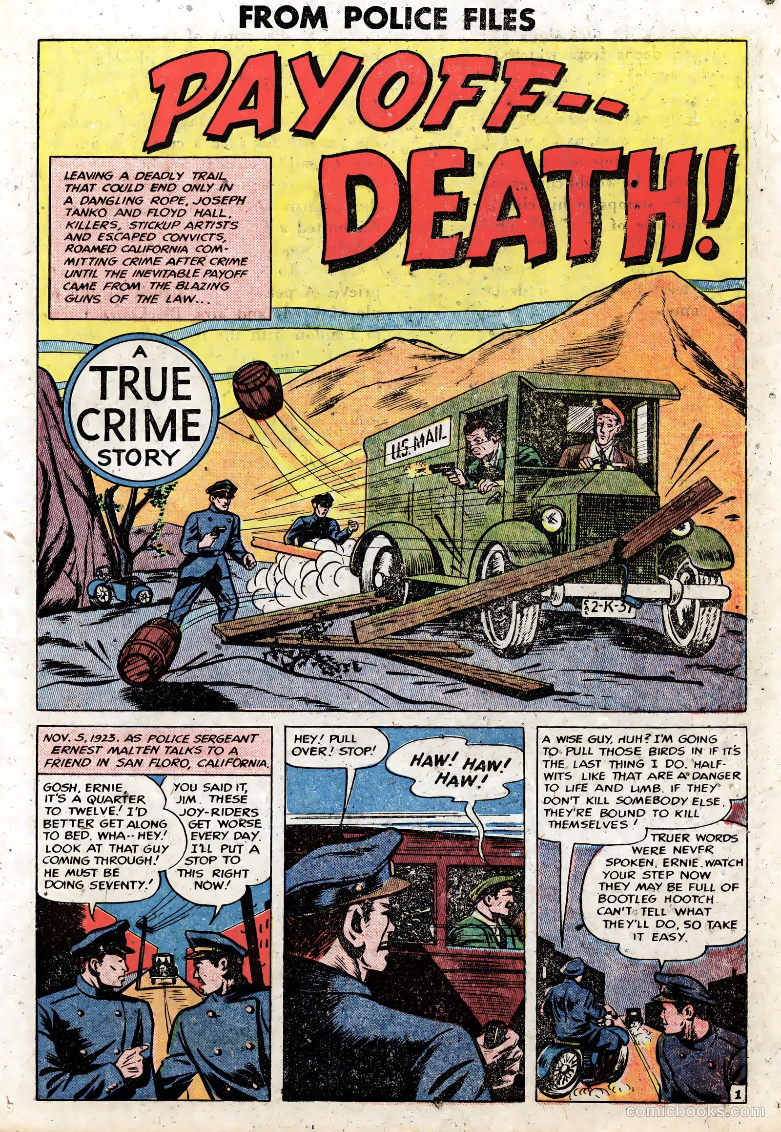 Famous Crimes #8 (1949) — page 23 of 36