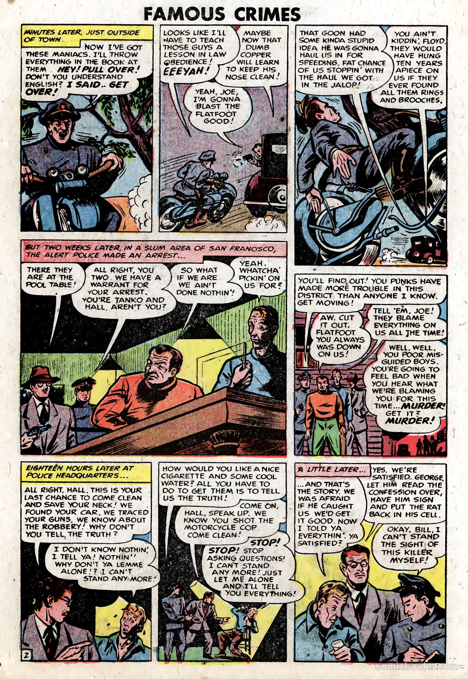Famous Crimes #8 (1949) — page 24 of 36
