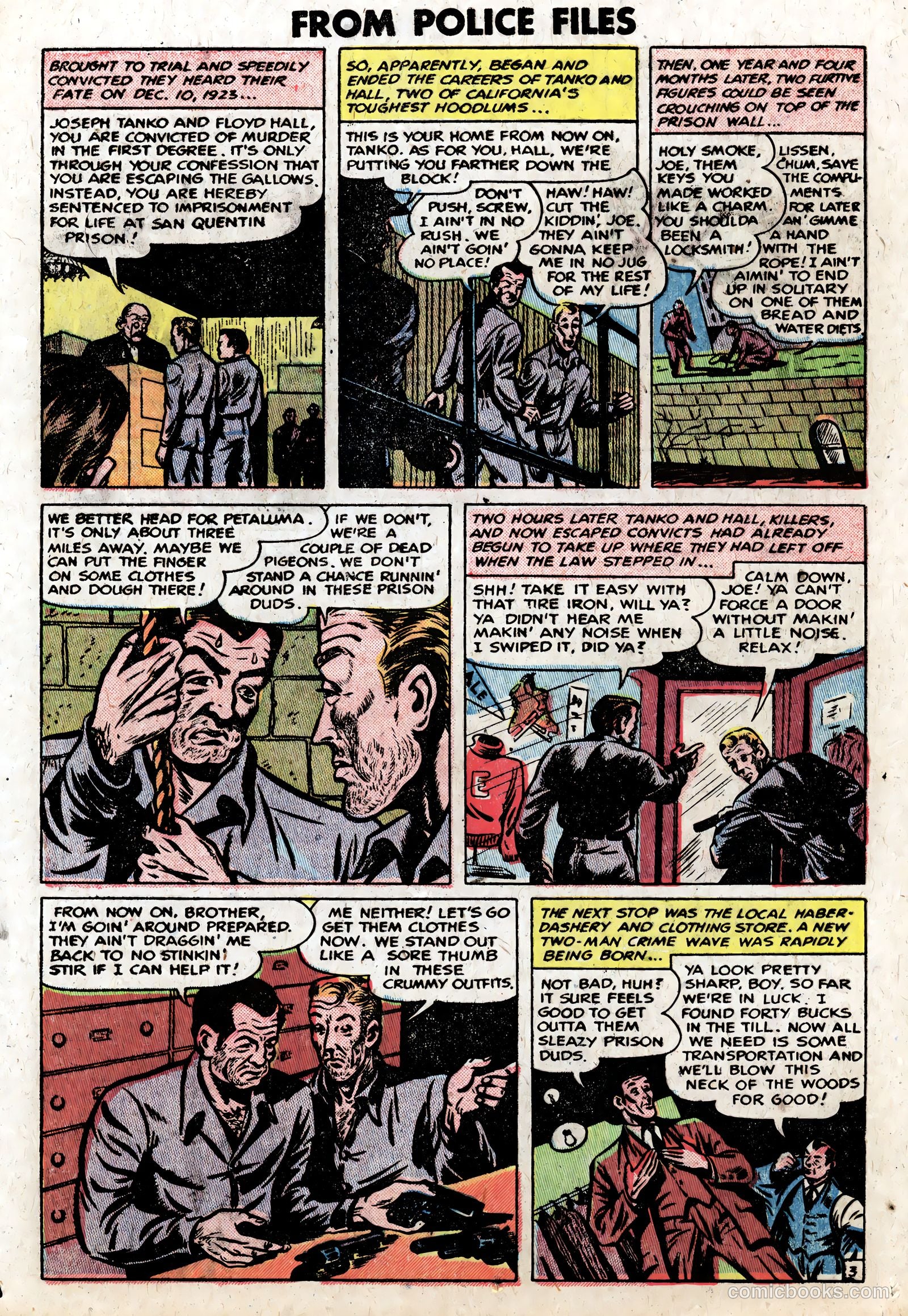 Famous Crimes #8 (1949) — page 25 of 36
