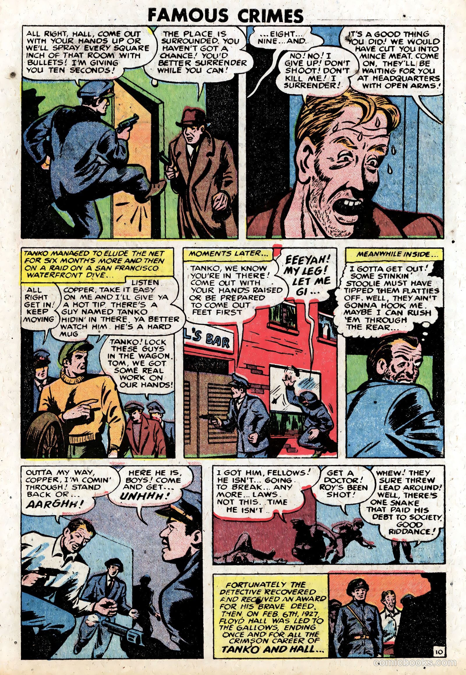 Famous Crimes #8 (1949) — page 32 of 36