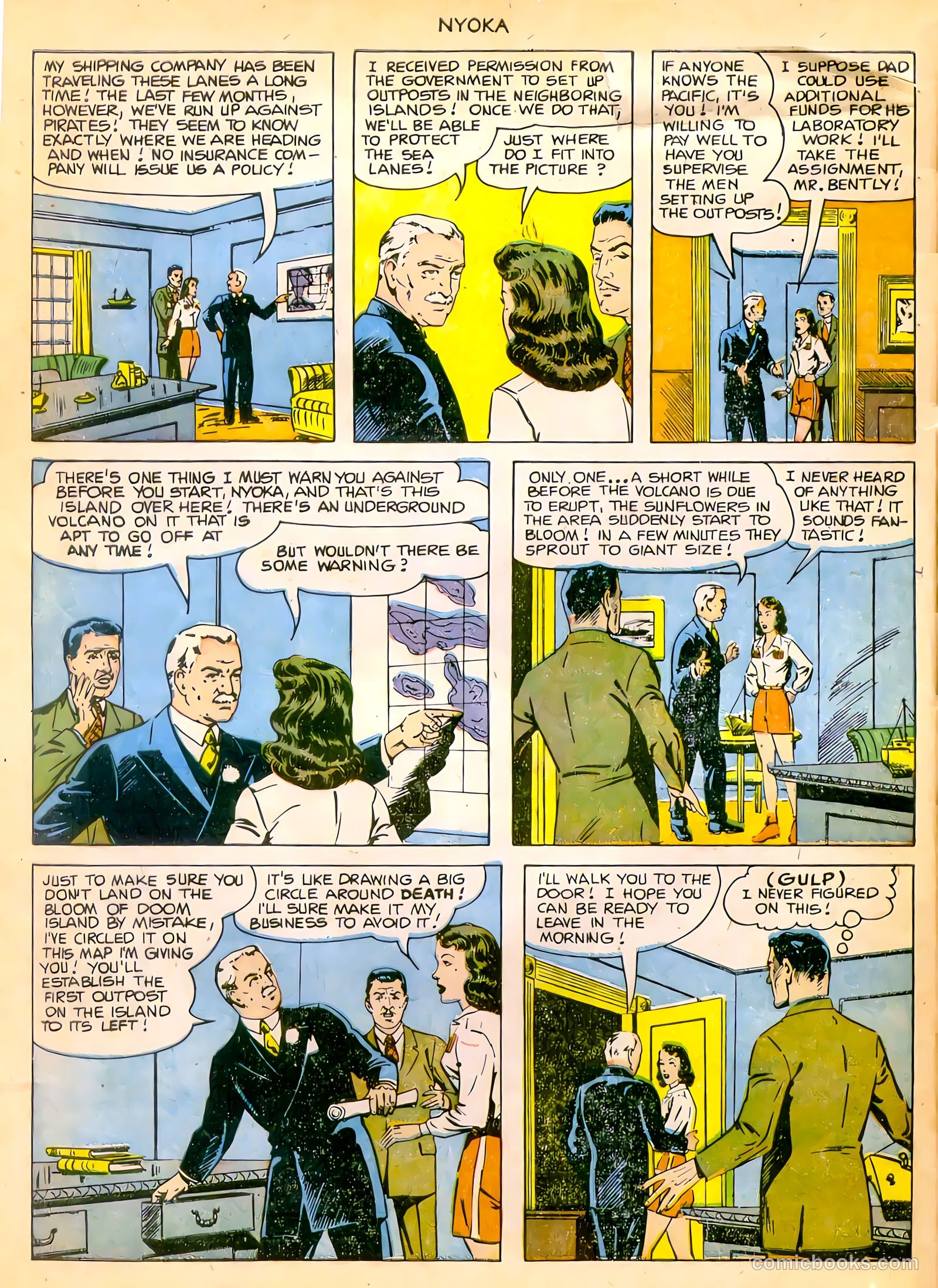 Nyoka the Jungle Girl #62 (1951, L. Miller & Son) — page 3 of 33