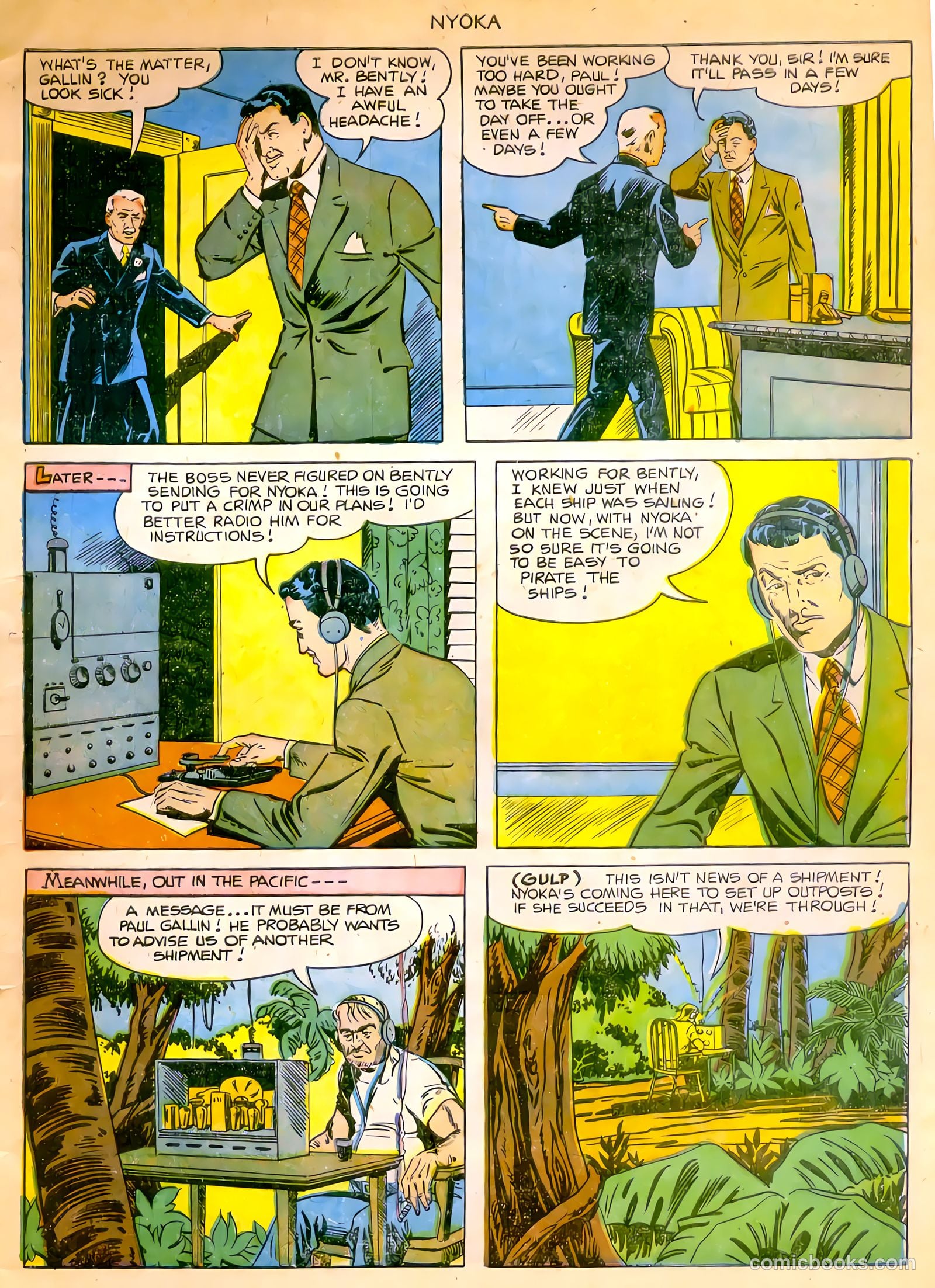 Nyoka the Jungle Girl #62 (1951, L. Miller & Son) — page 4 of 33