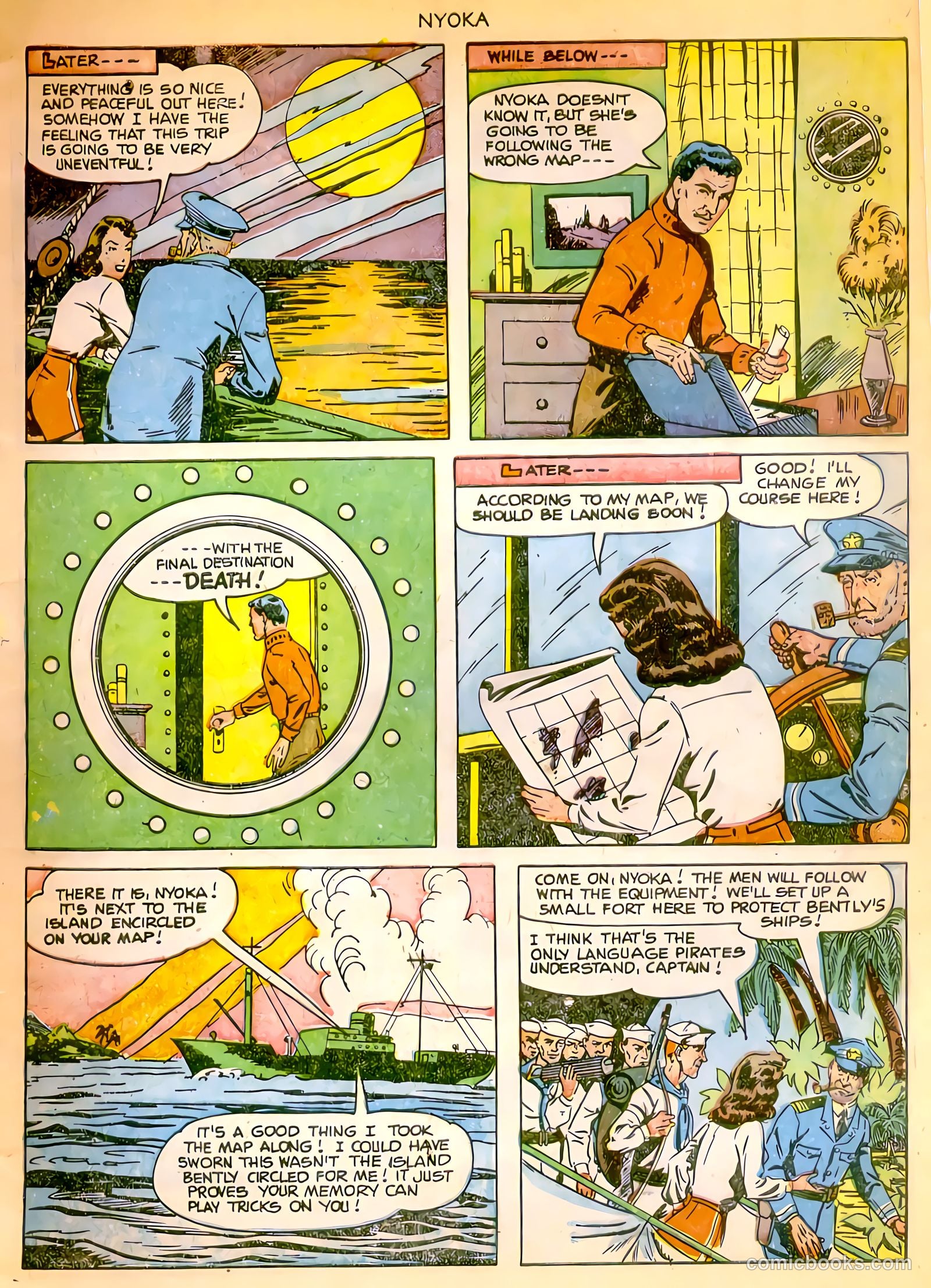 Nyoka the Jungle Girl #62 (1951, L. Miller & Son) — page 6 of 33